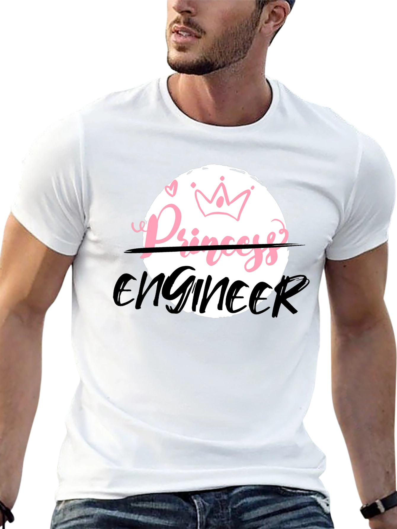 Princess Engineer Black T-Shirt