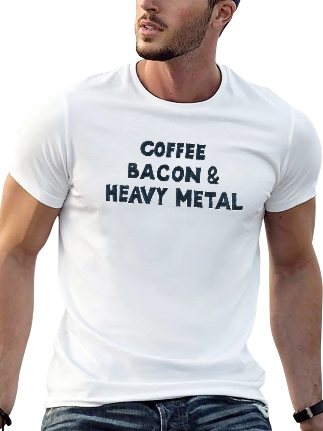 Coffee Bacon & Heavy Metal Graphic Tee