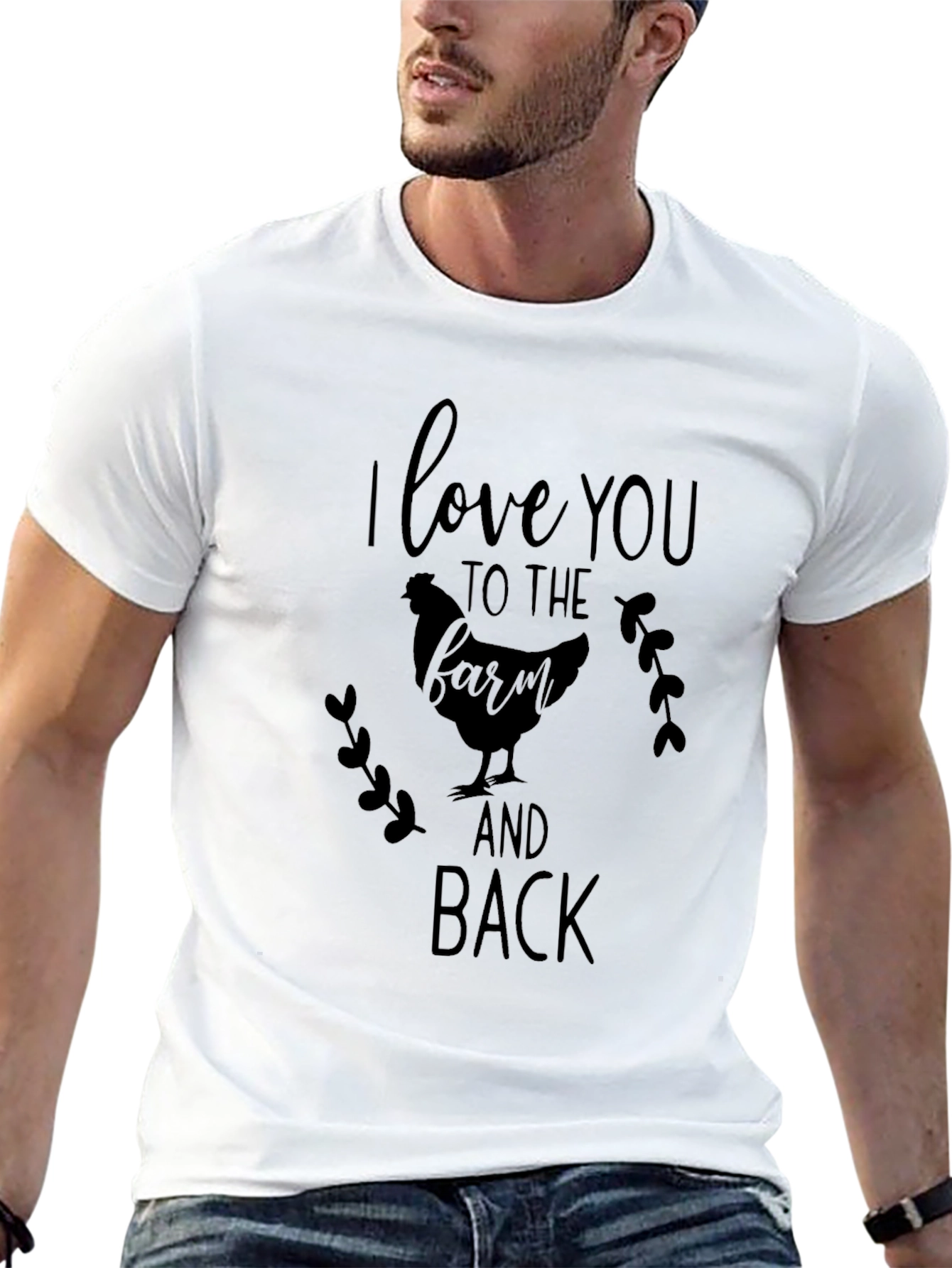Farm Fresh Love Black Graphic Tee