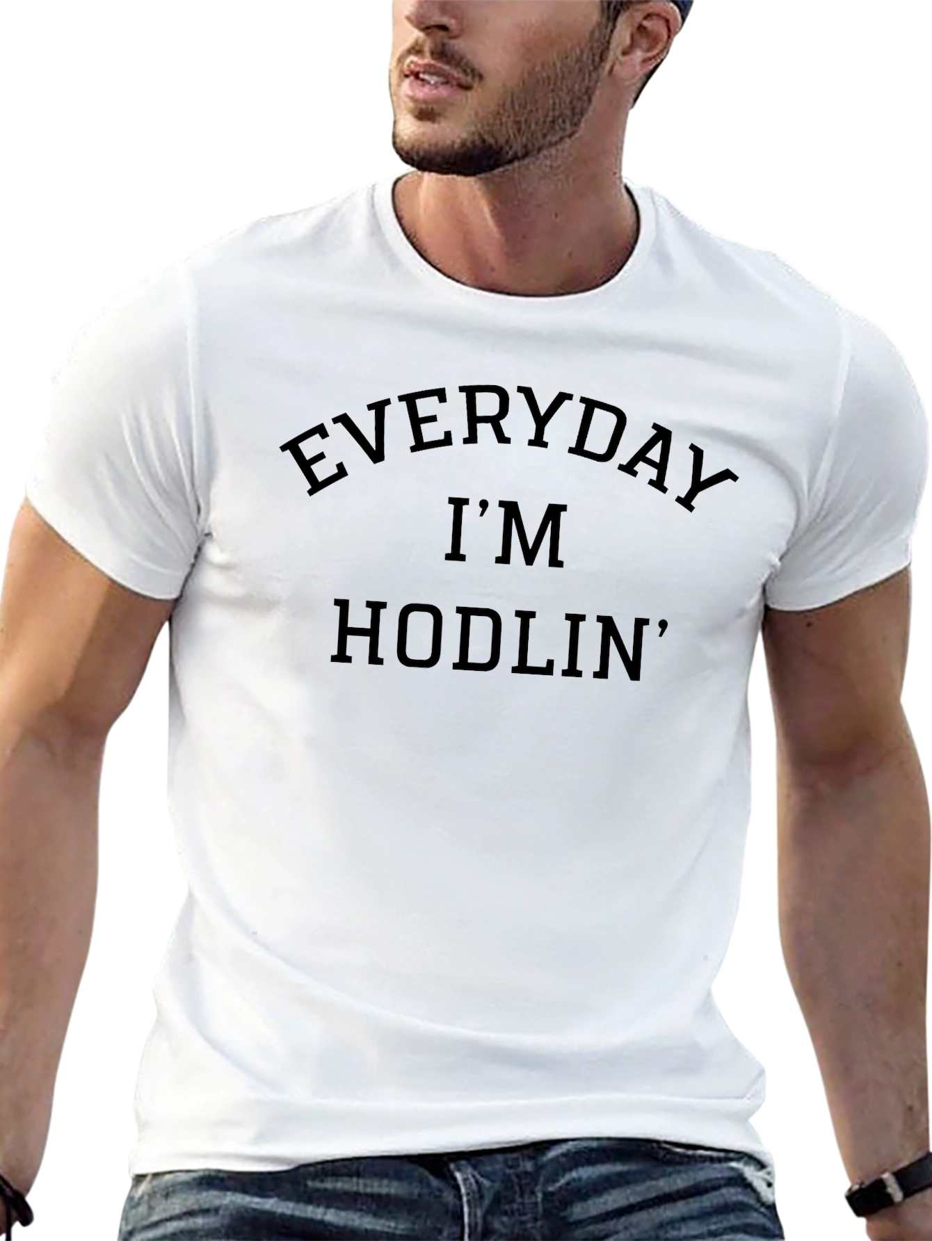 Everyday Im Hodlin Black T-Shirt
