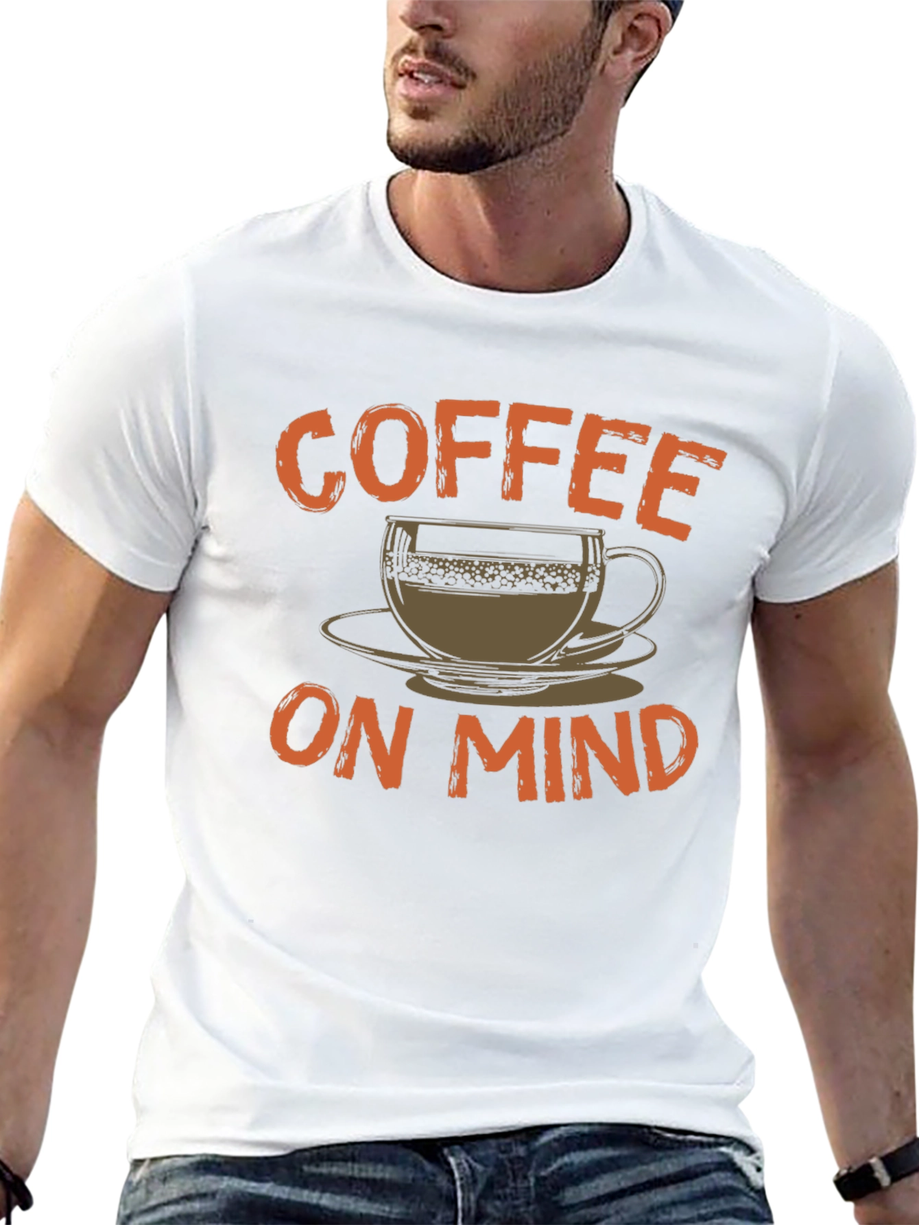 Coffee On Mind Graphic T-Shirt