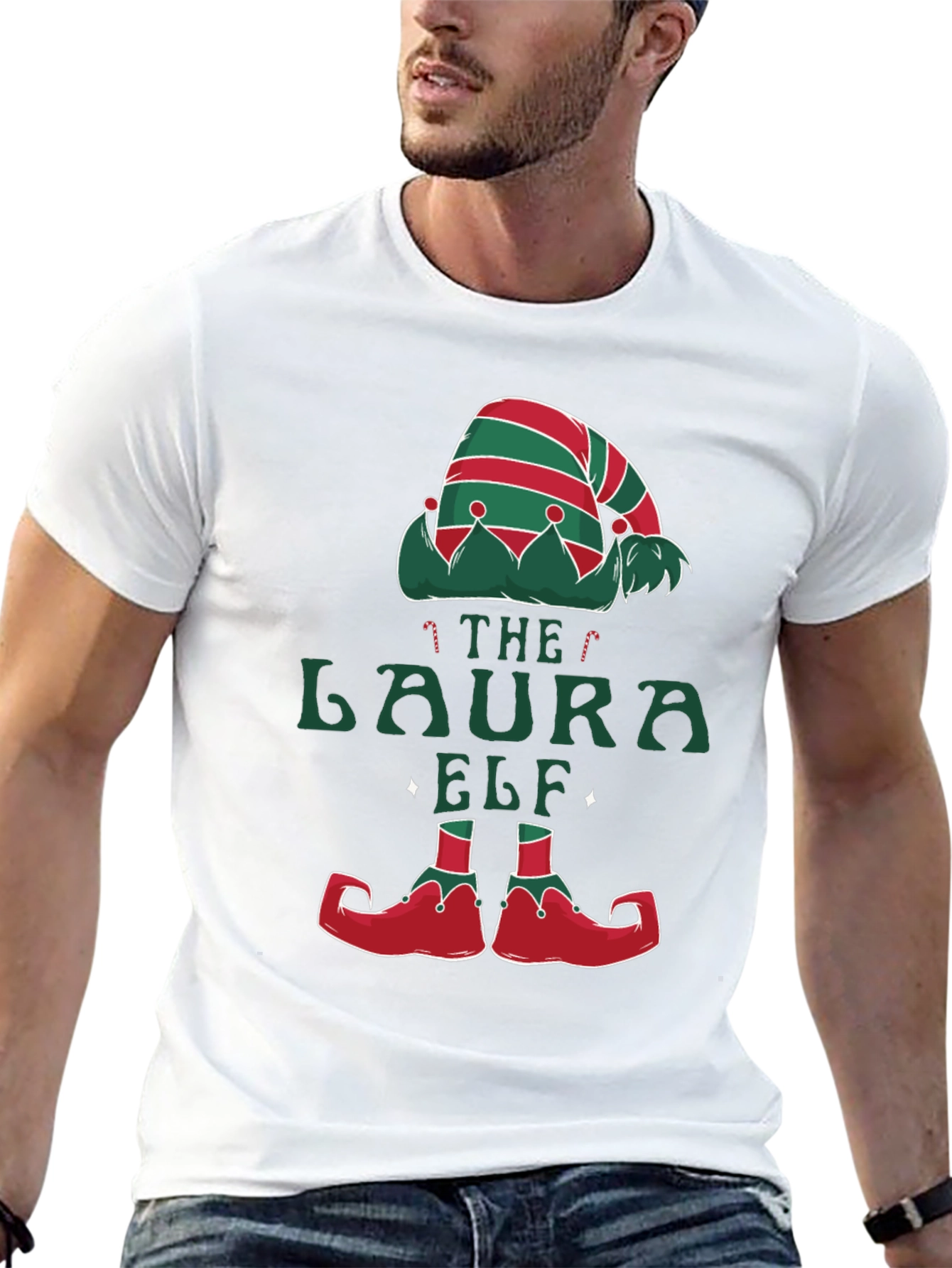 The Laura Elf Christmas T-Shirt - Holiday Tee