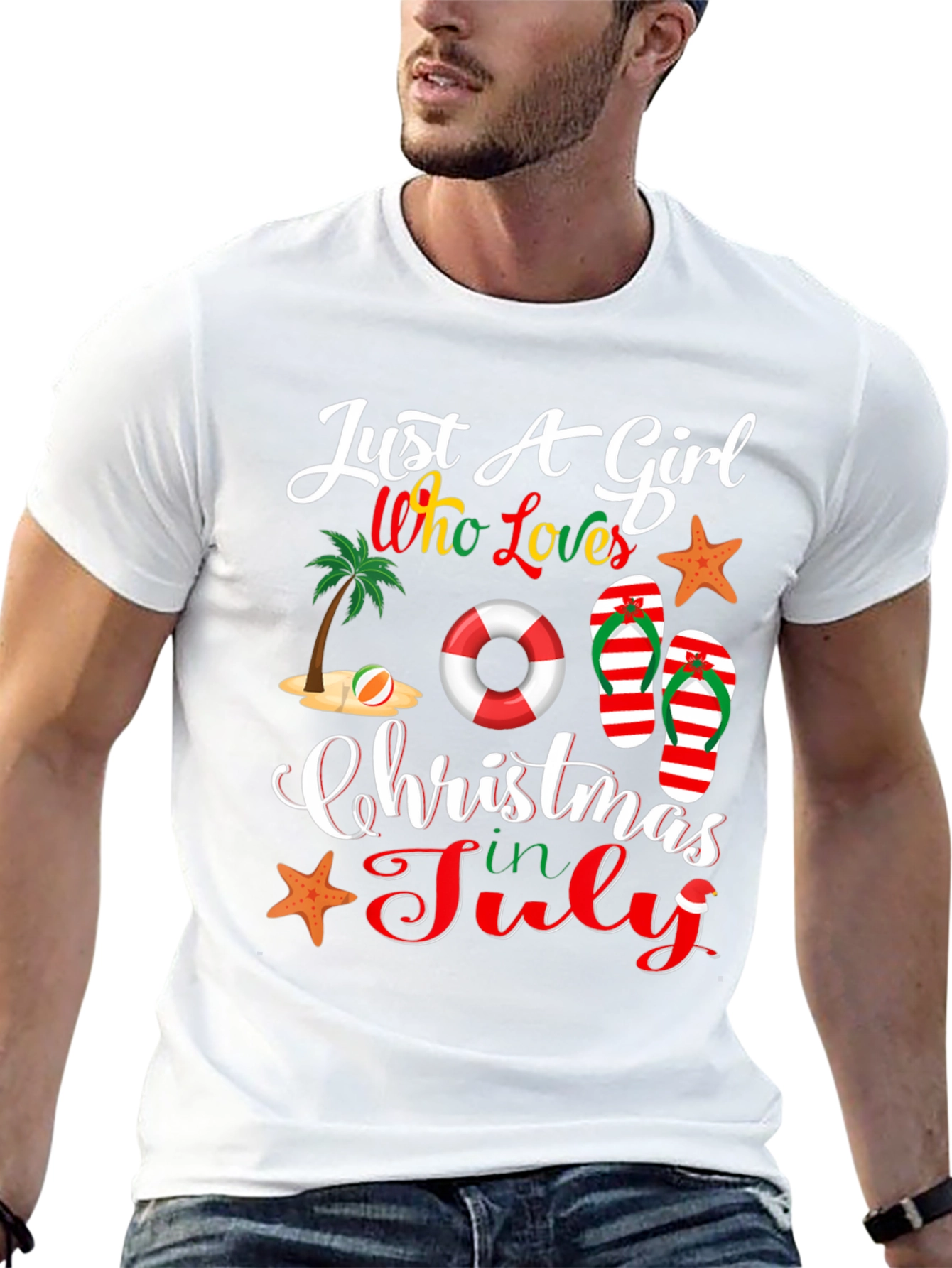 Christmas in July Graphic T-Shirt