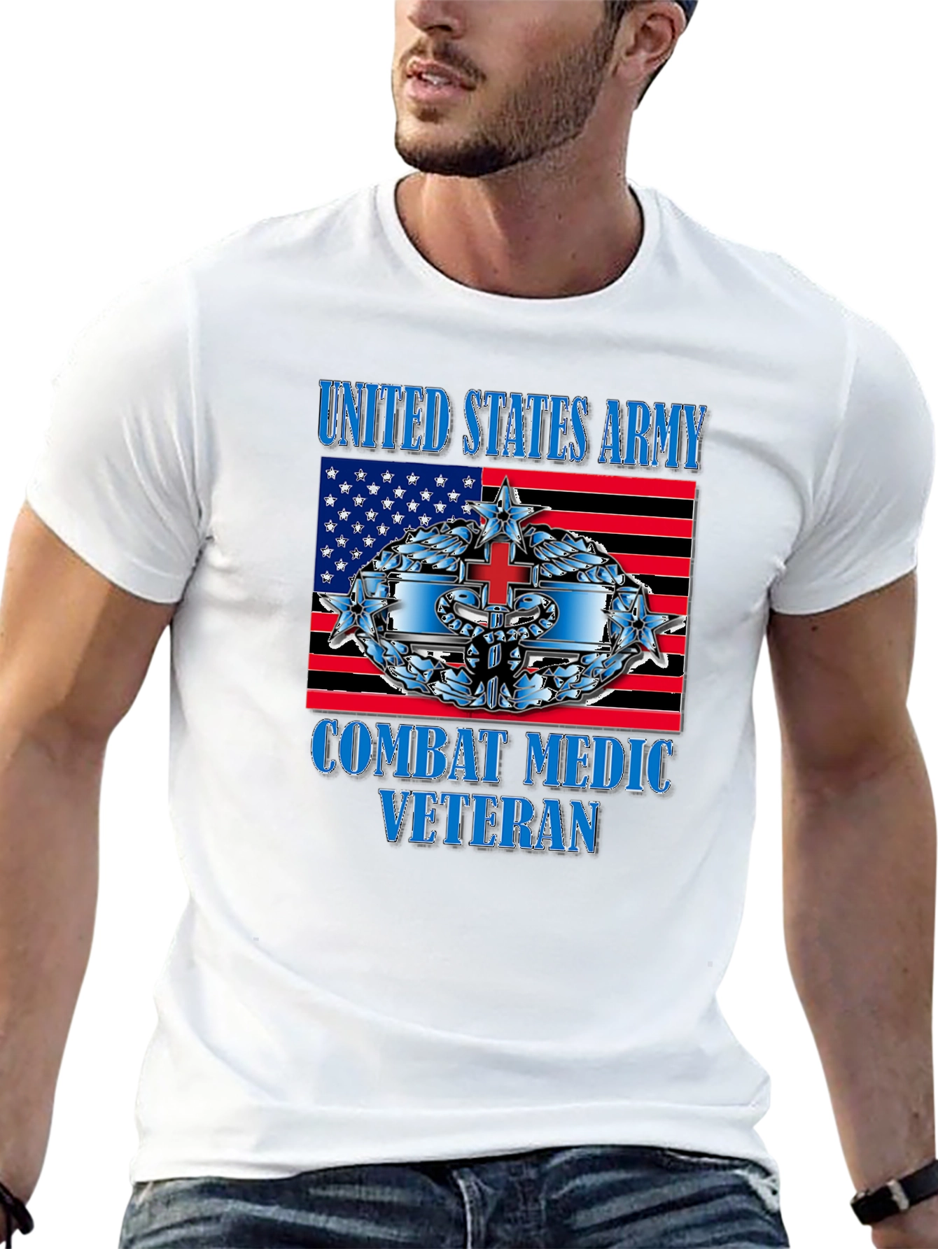Army Combat Medic Veteran T-Shirt