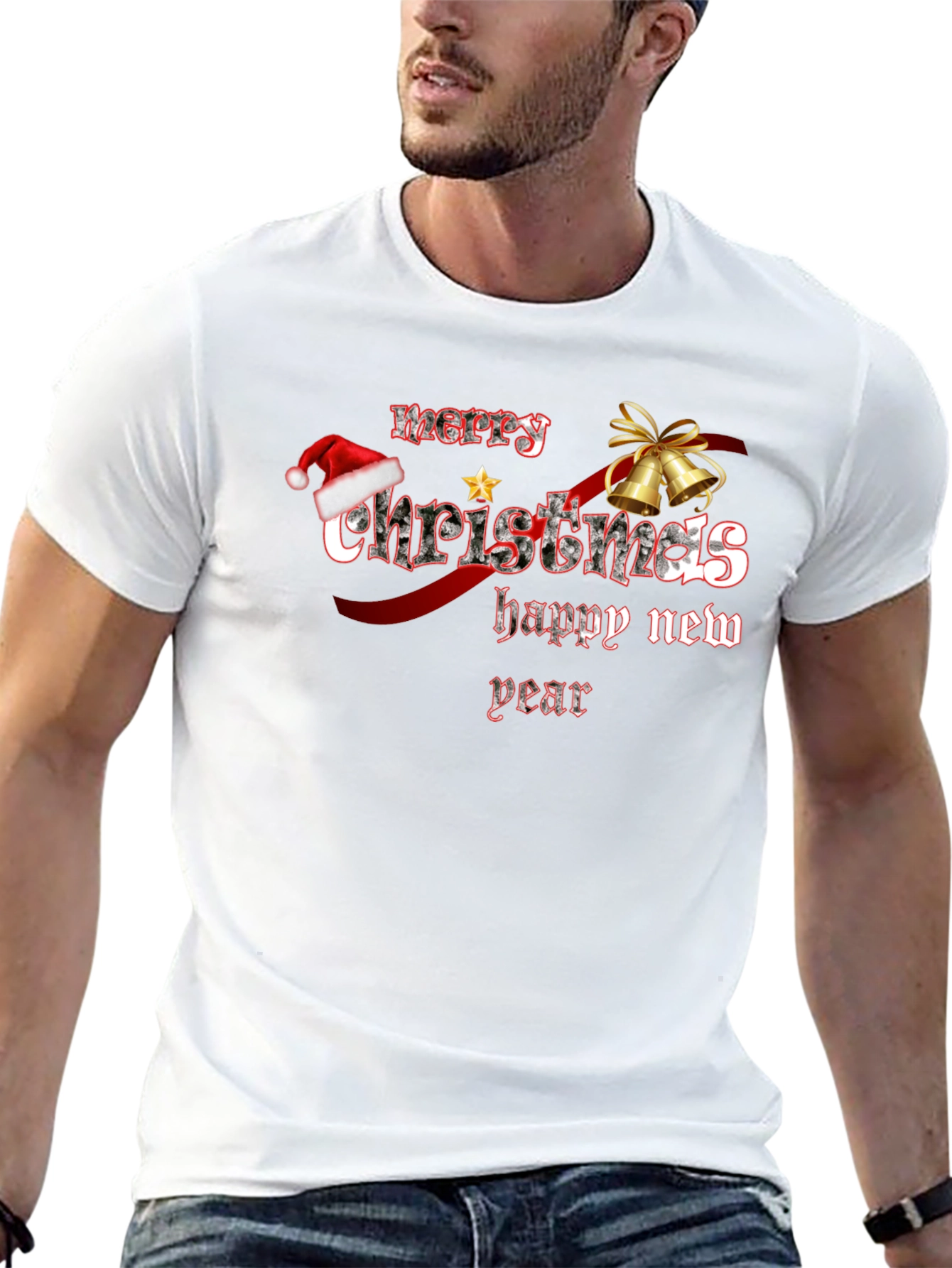 Festive Merry Christmas & Happy New Year T-Shirt
