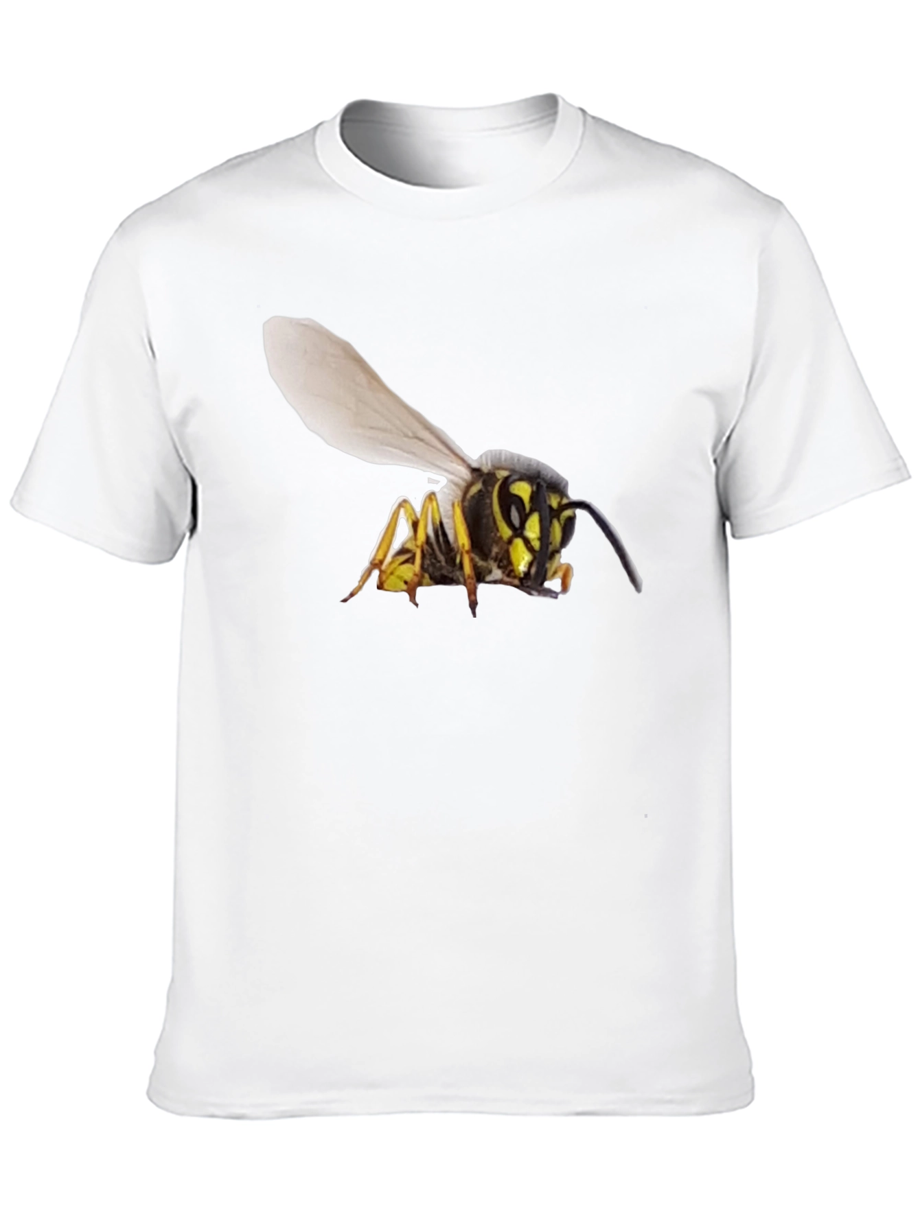 Wasp Graphic T-Shirt - Bold Black Cotton Tee