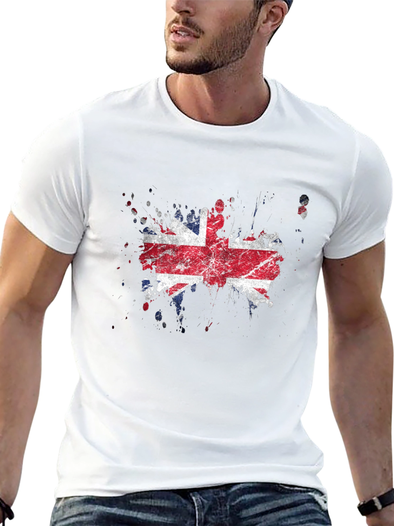 British Flag Splatter T-Shirt - UK Pride Tee