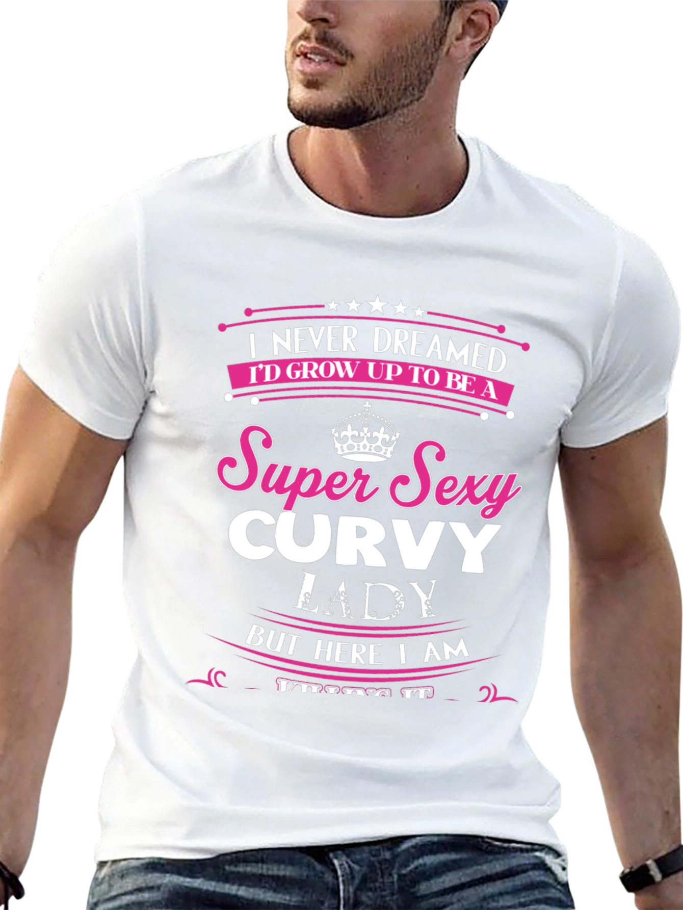Super Sexy Curvy Lady T-Shirt