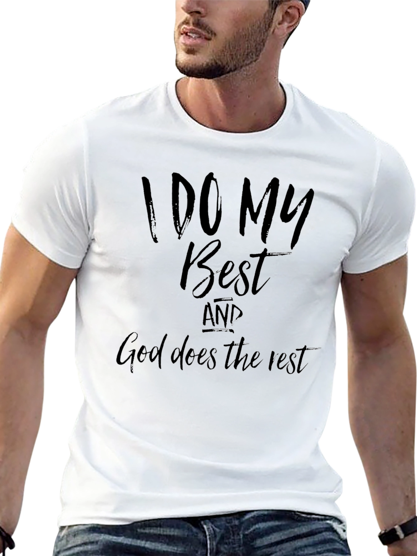 I Do My Best Graphic Tee - Christian T-Shirt