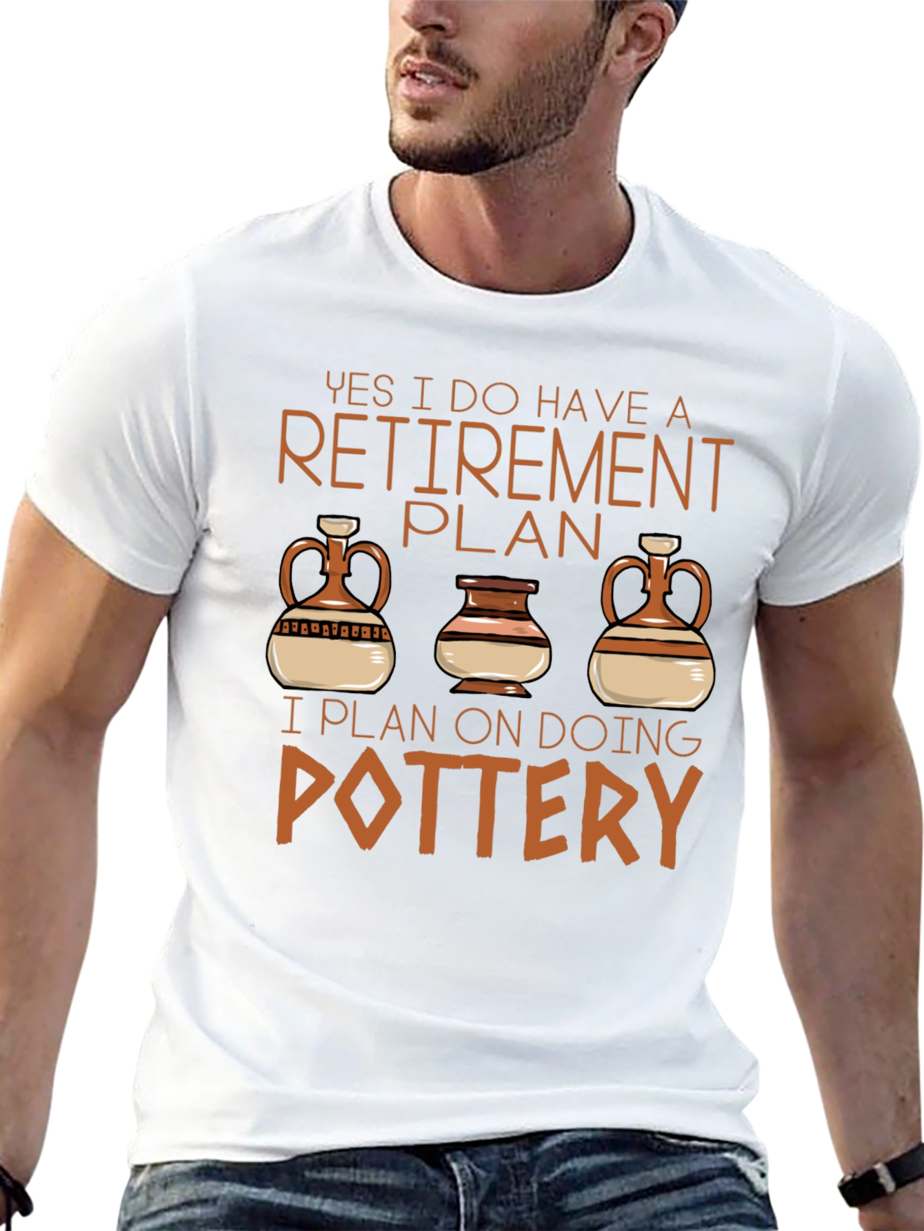 Retirement Plan Pottery T-Shirt
