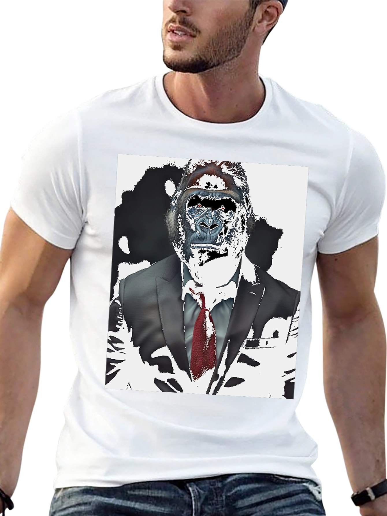 Gorilla Suit T-Shirt - Unique Graphic Tee