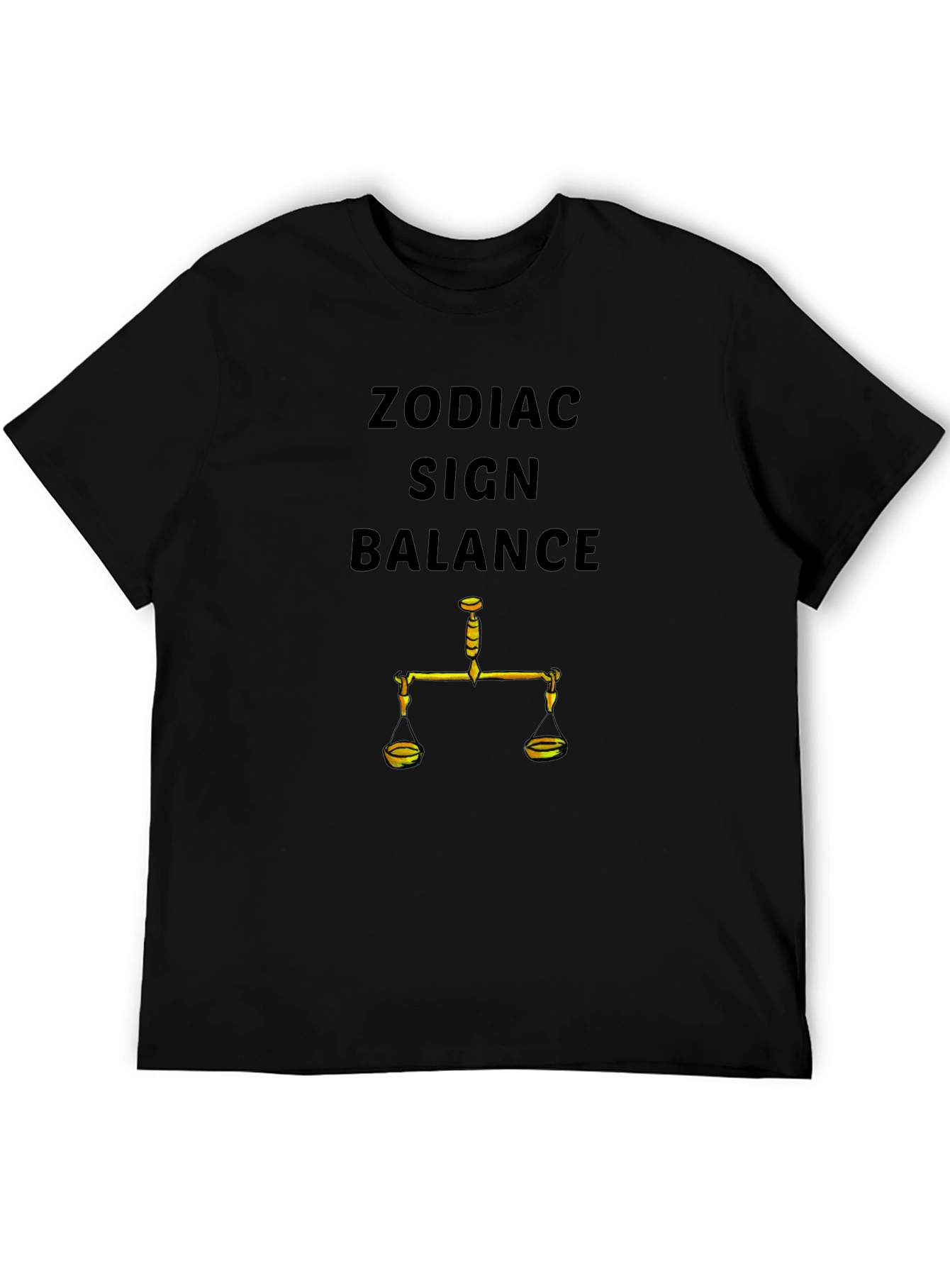 Zodiac Sign Balance Graphic Tee - Astrology Libra Shirt