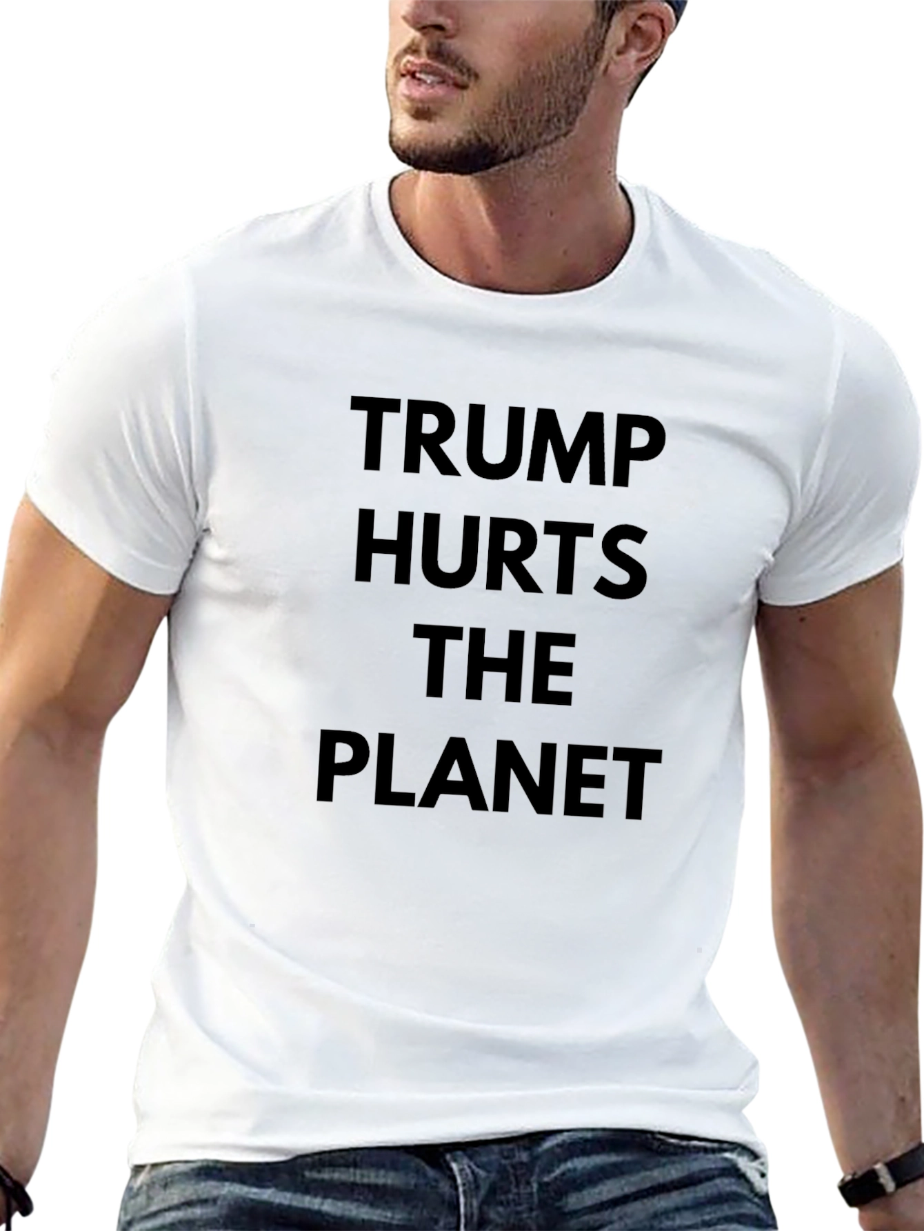 Trump Hurts The Planet Black T-Shirt