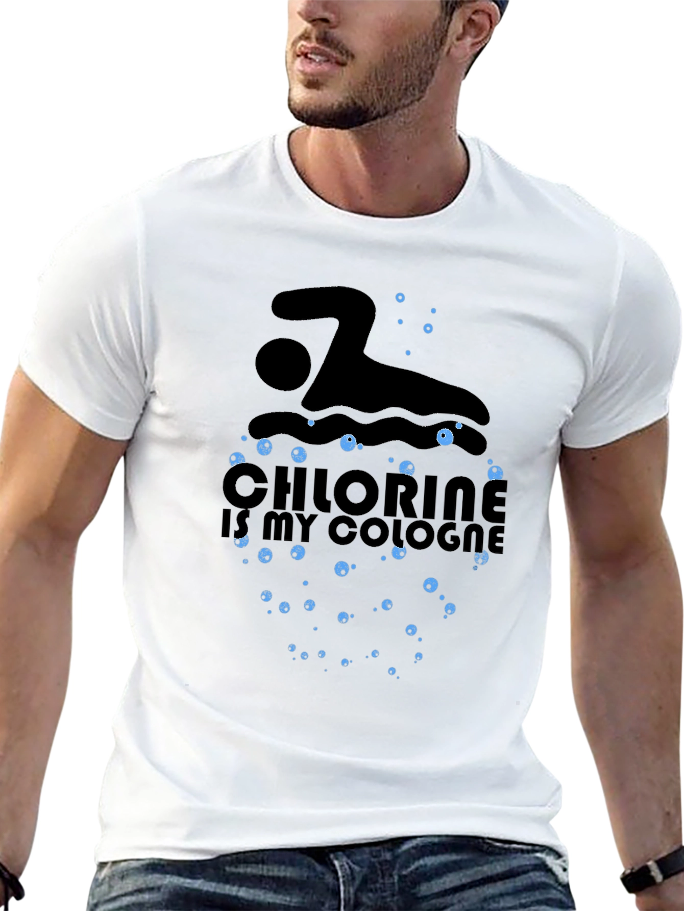 Chlorine is My Cologne Swimmer T-Shirt
