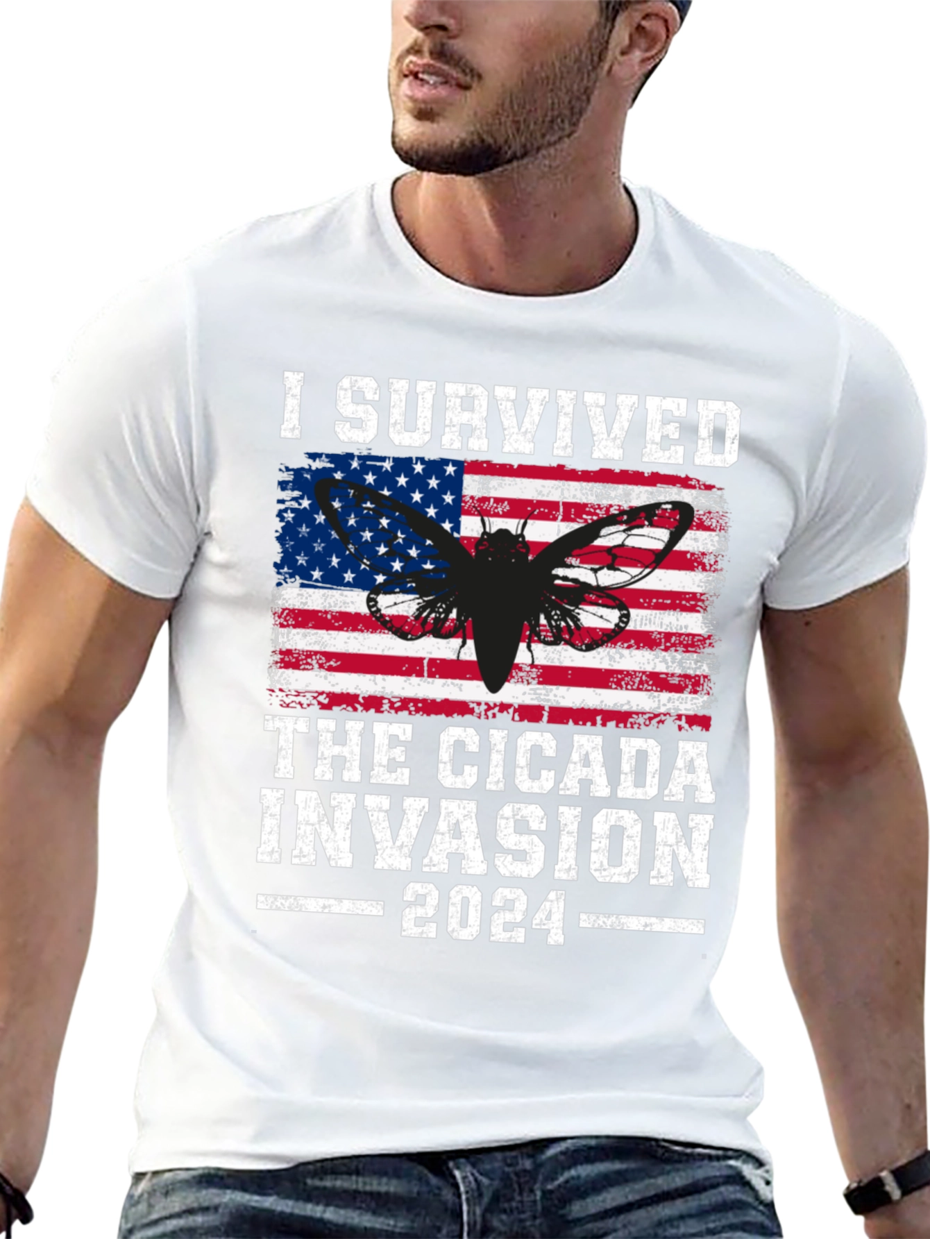 I Survived Cicada Invasion 2024 T-Shirt