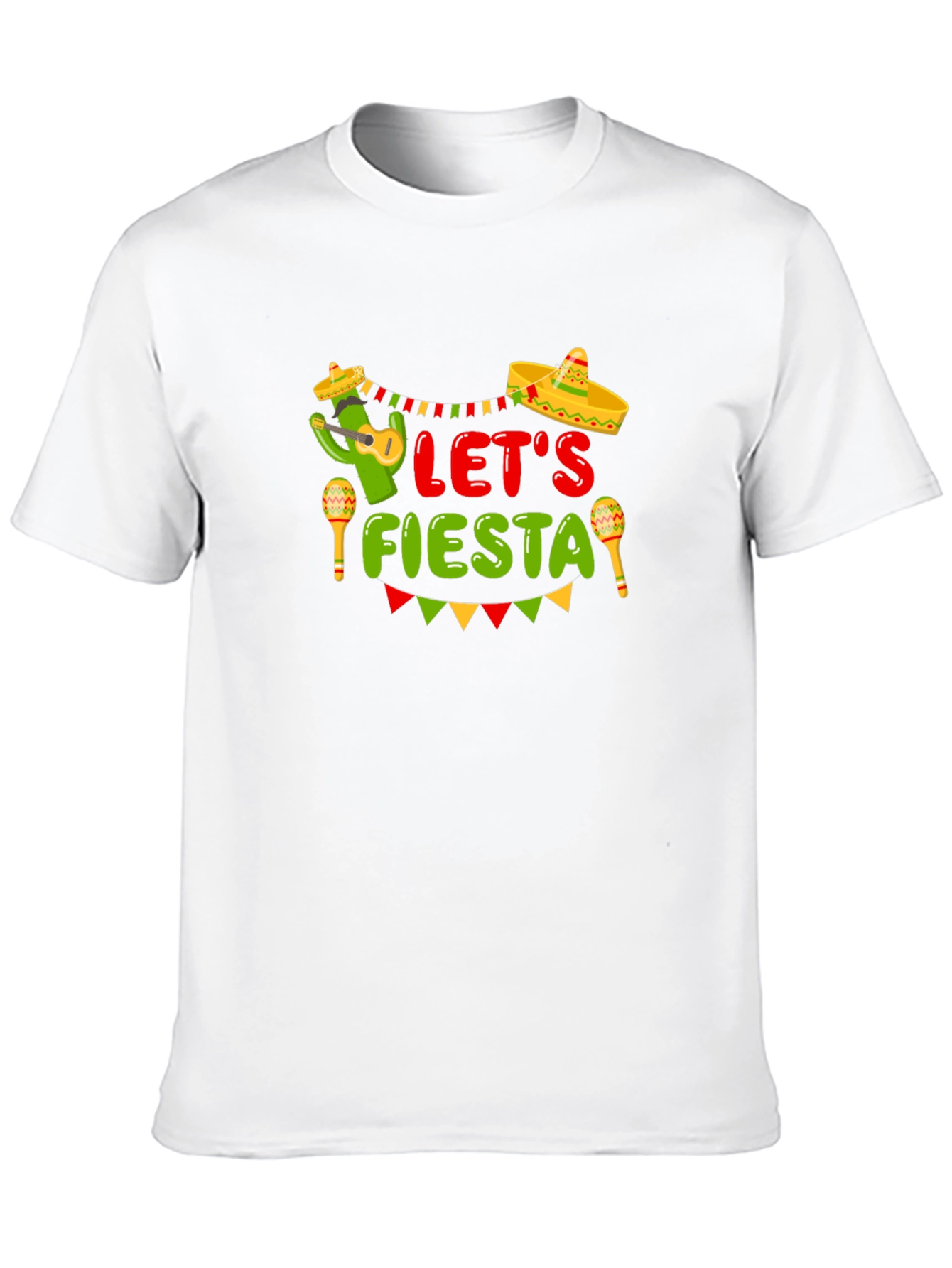 Lets Fiesta Graphic T-Shirt - Black