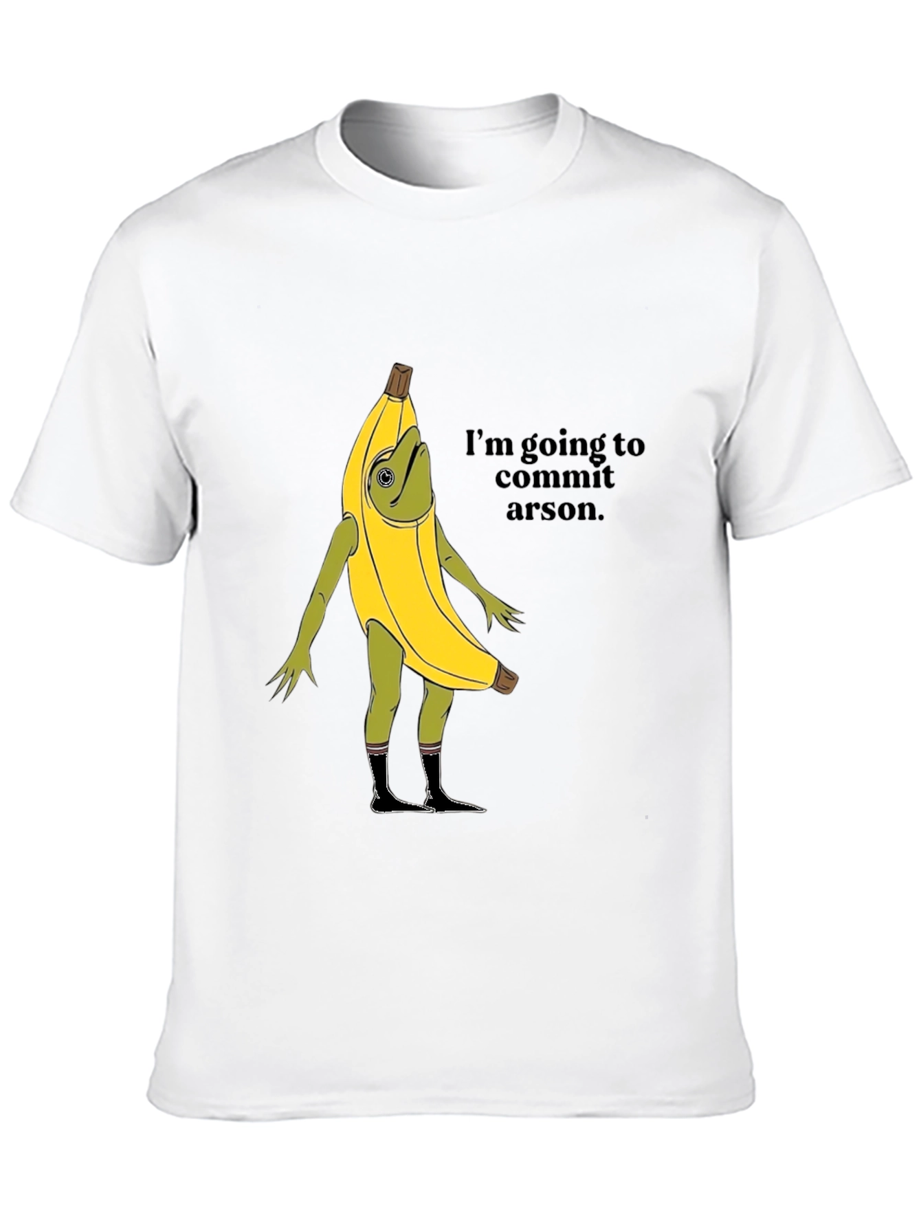 Arson Banana T-Shirt - Funny Graphic Tee