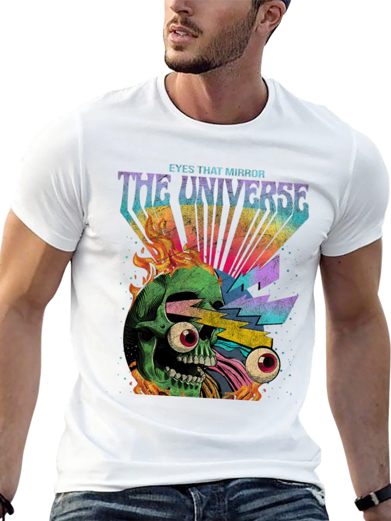 Eyes That Mirror the Universe Graphic Tee