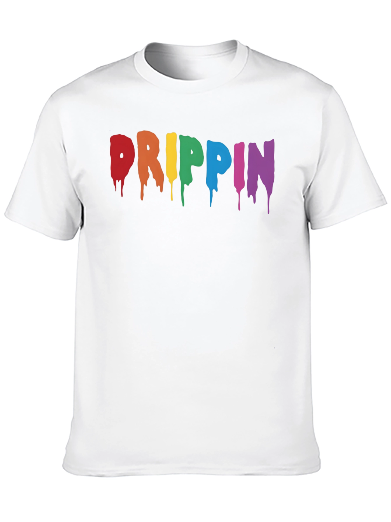 Drippin Rainbow Graphic T-Shirt