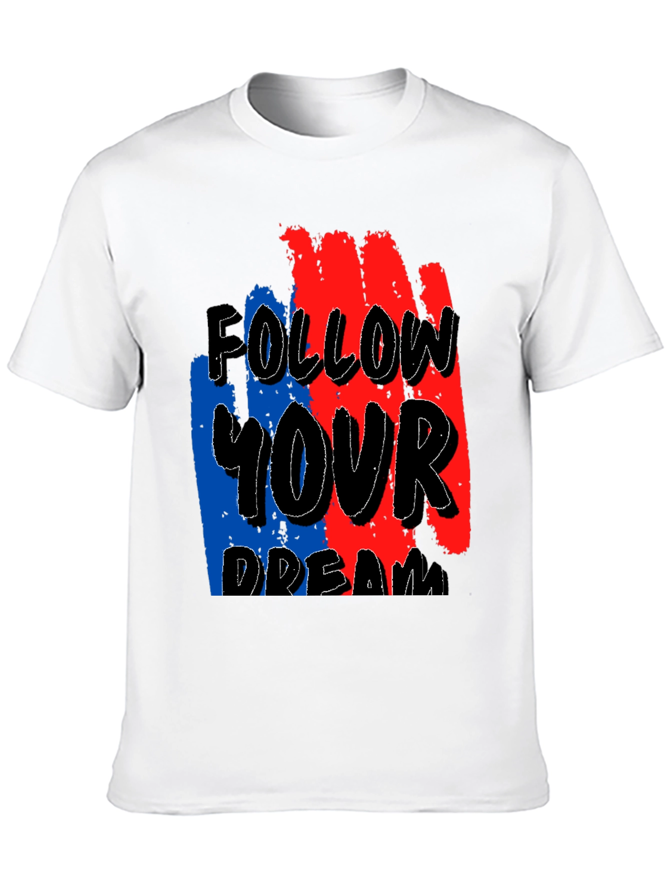 Follow Your Dream Graphic T-Shirt - Black