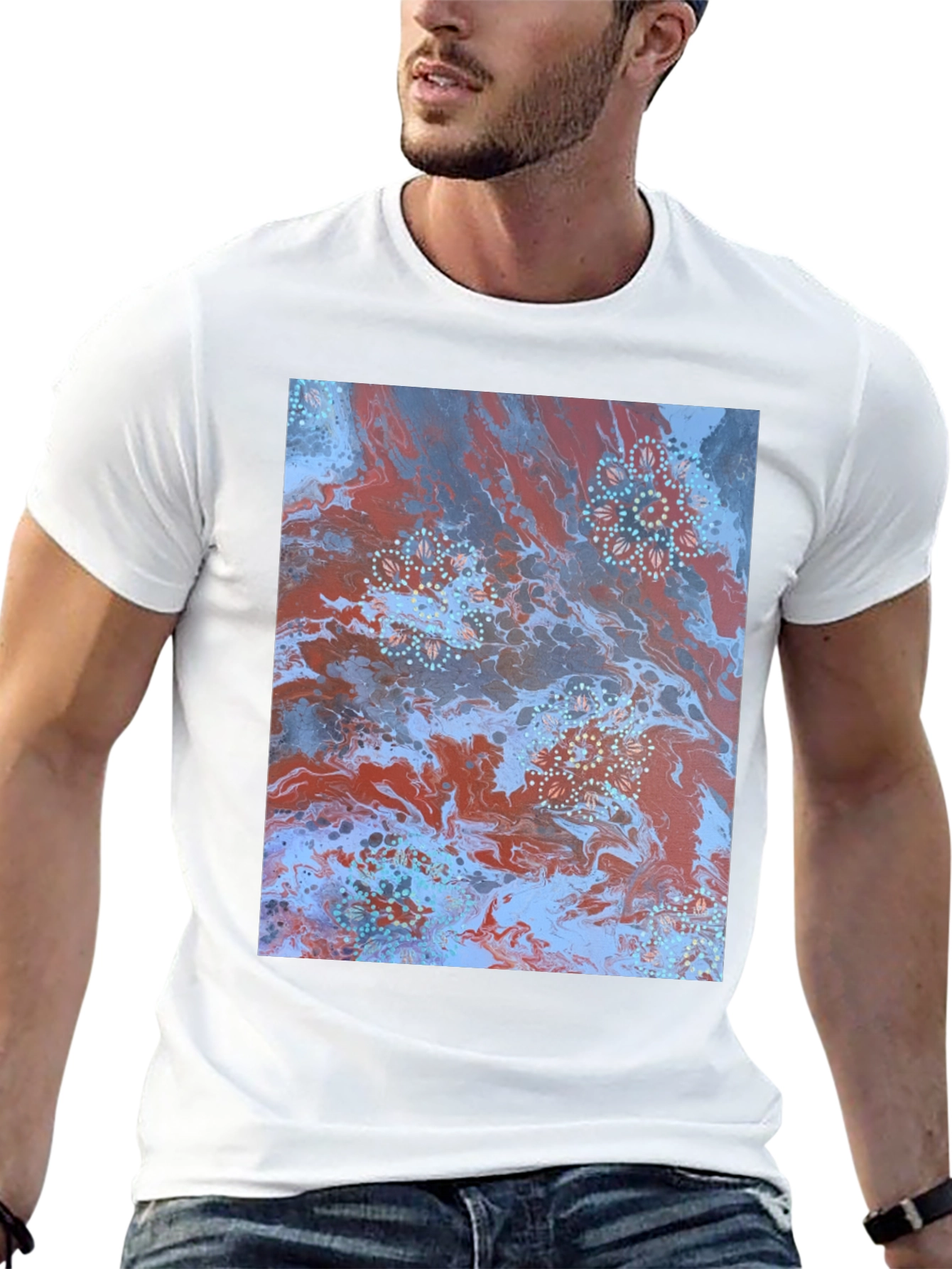 Abstract Art T-Shirt - Unique Graphic Tee