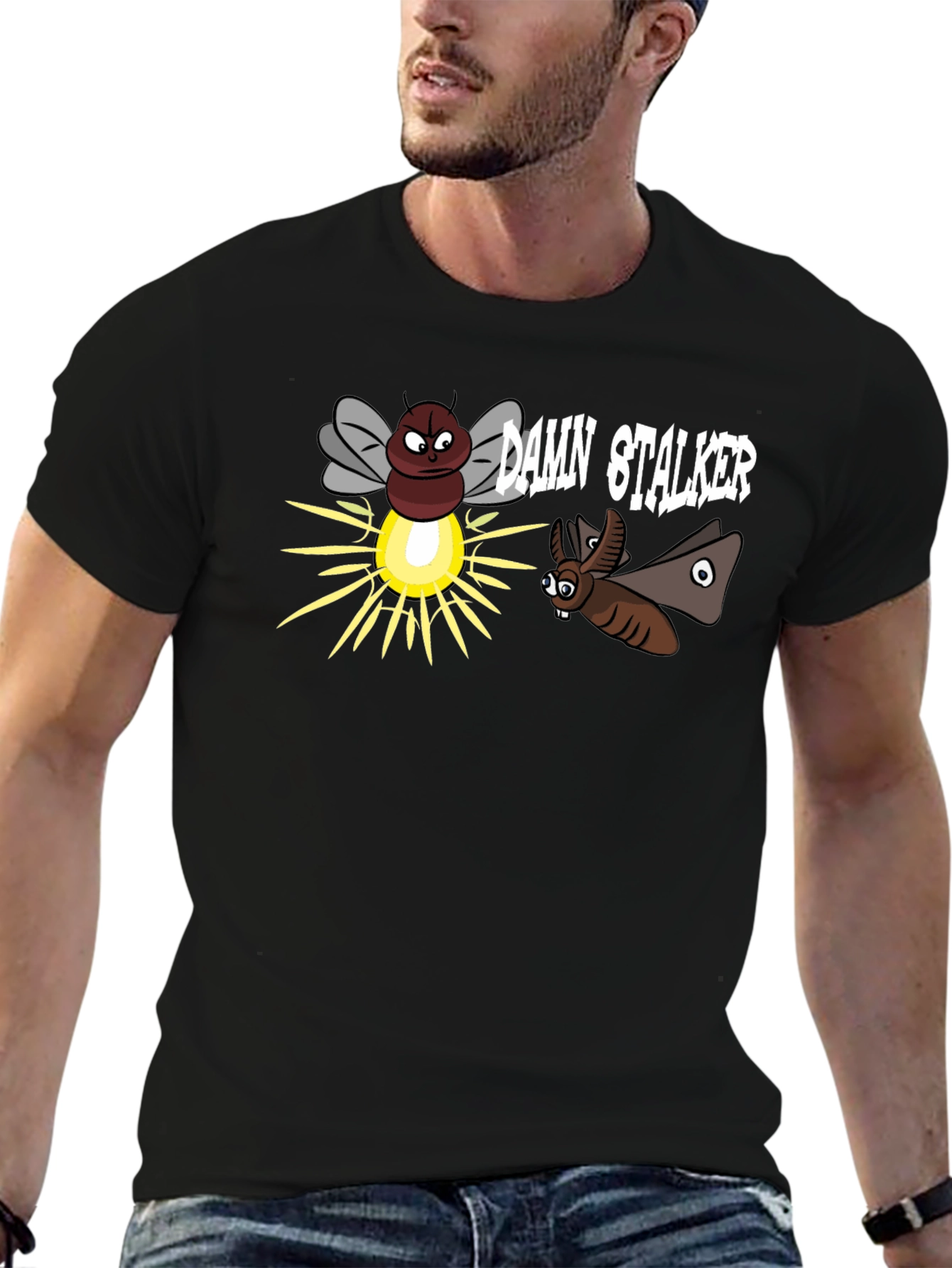 Damn Stalker T-Shirt - Funny Graphic Tee