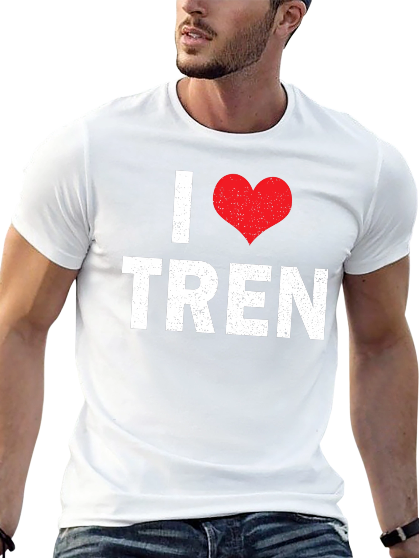 I Love Tren Graphic T-Shirt