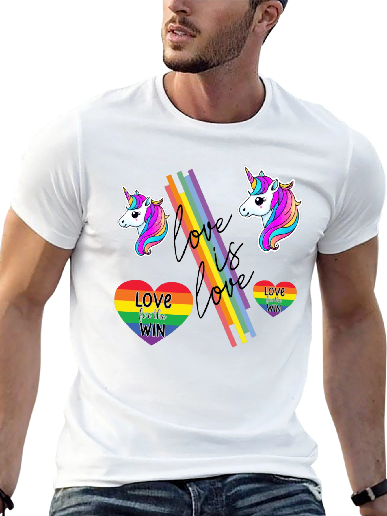 Love Wins Unicorn Graphic Tee