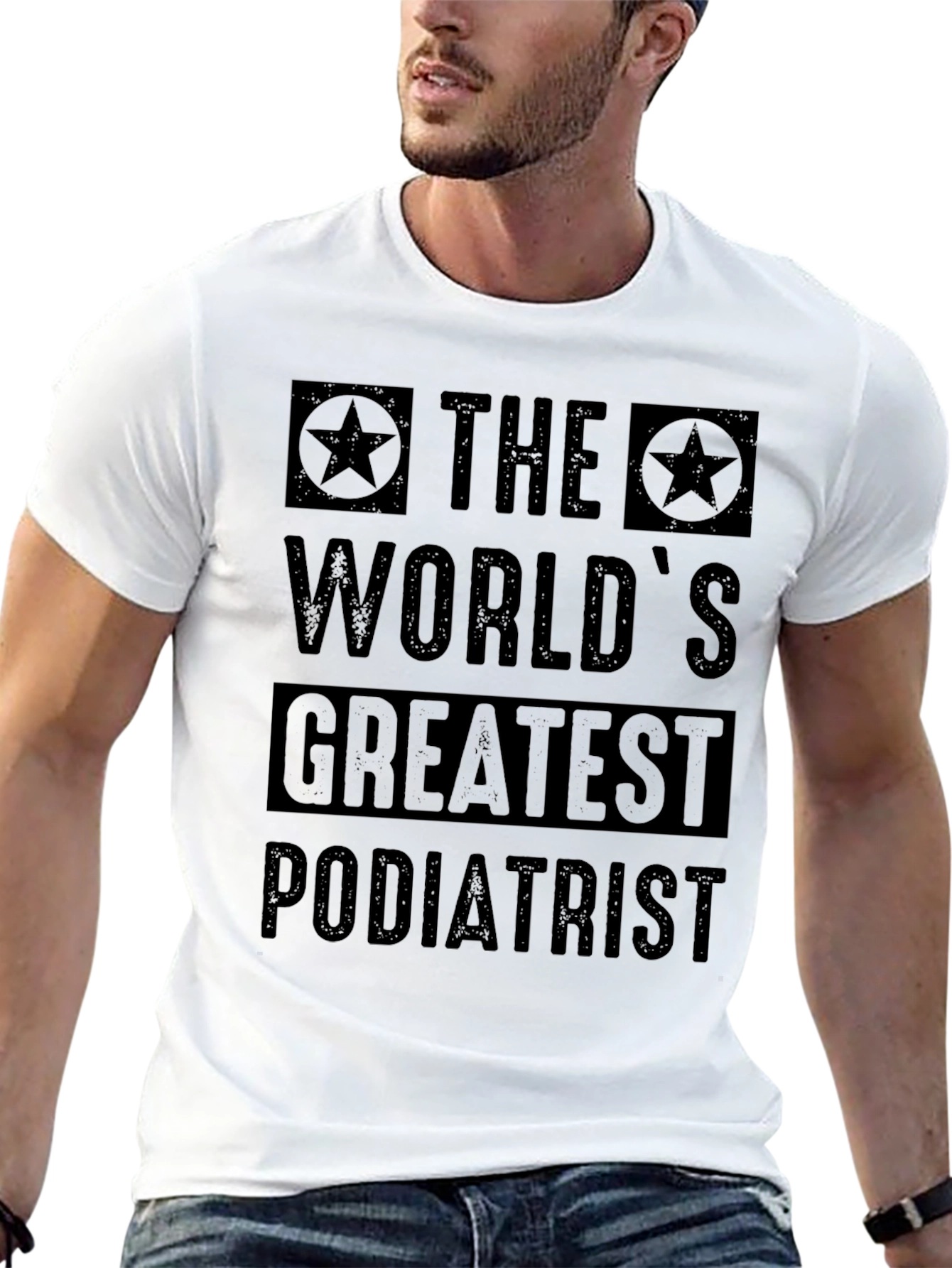 Worlds Greatest Podiatrist T-Shirt - Black