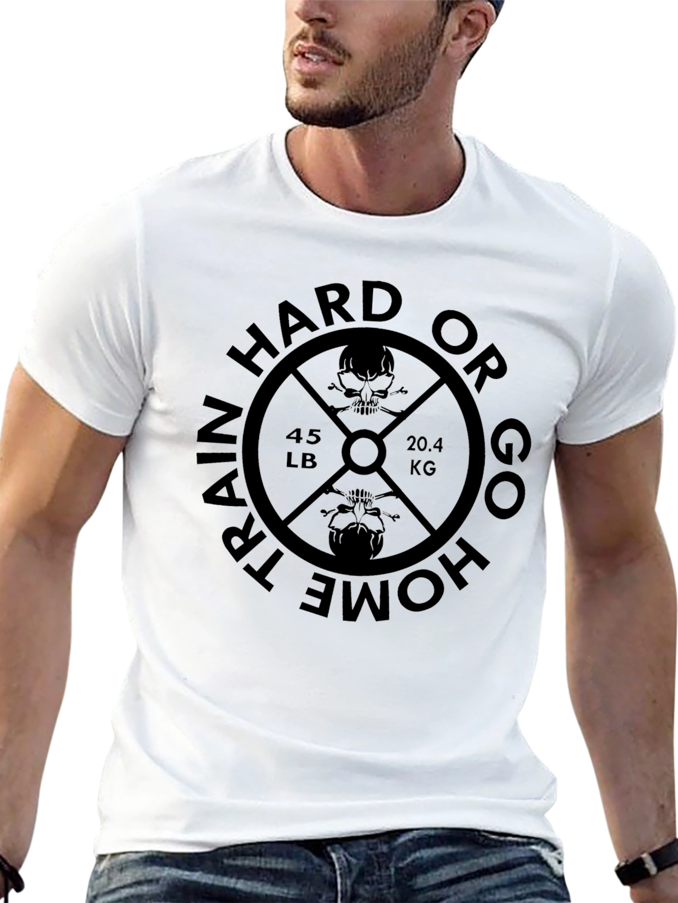Train Hard or Go Home Gym T-Shirt