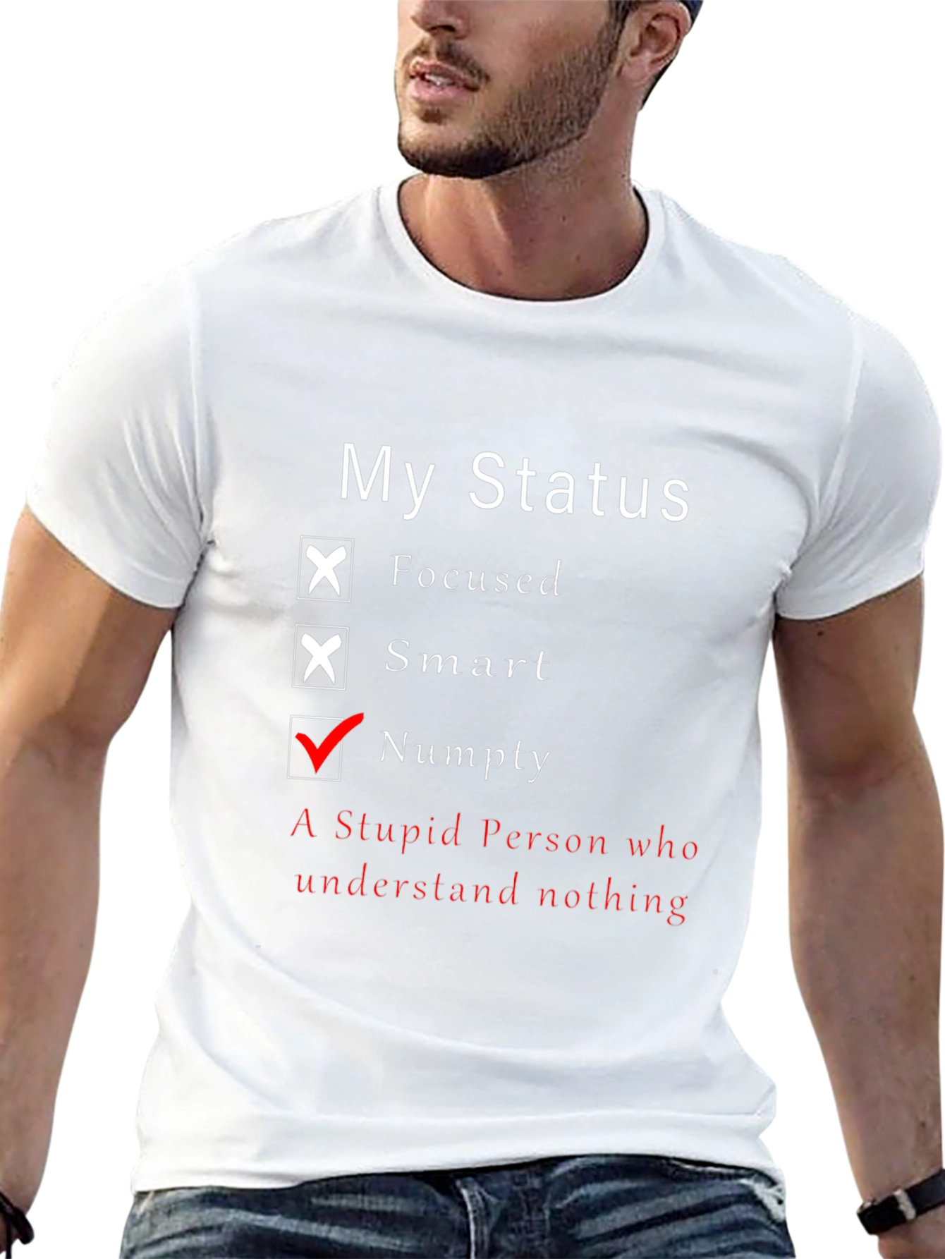 Funny My Status T-Shirt - Numpty Edition!