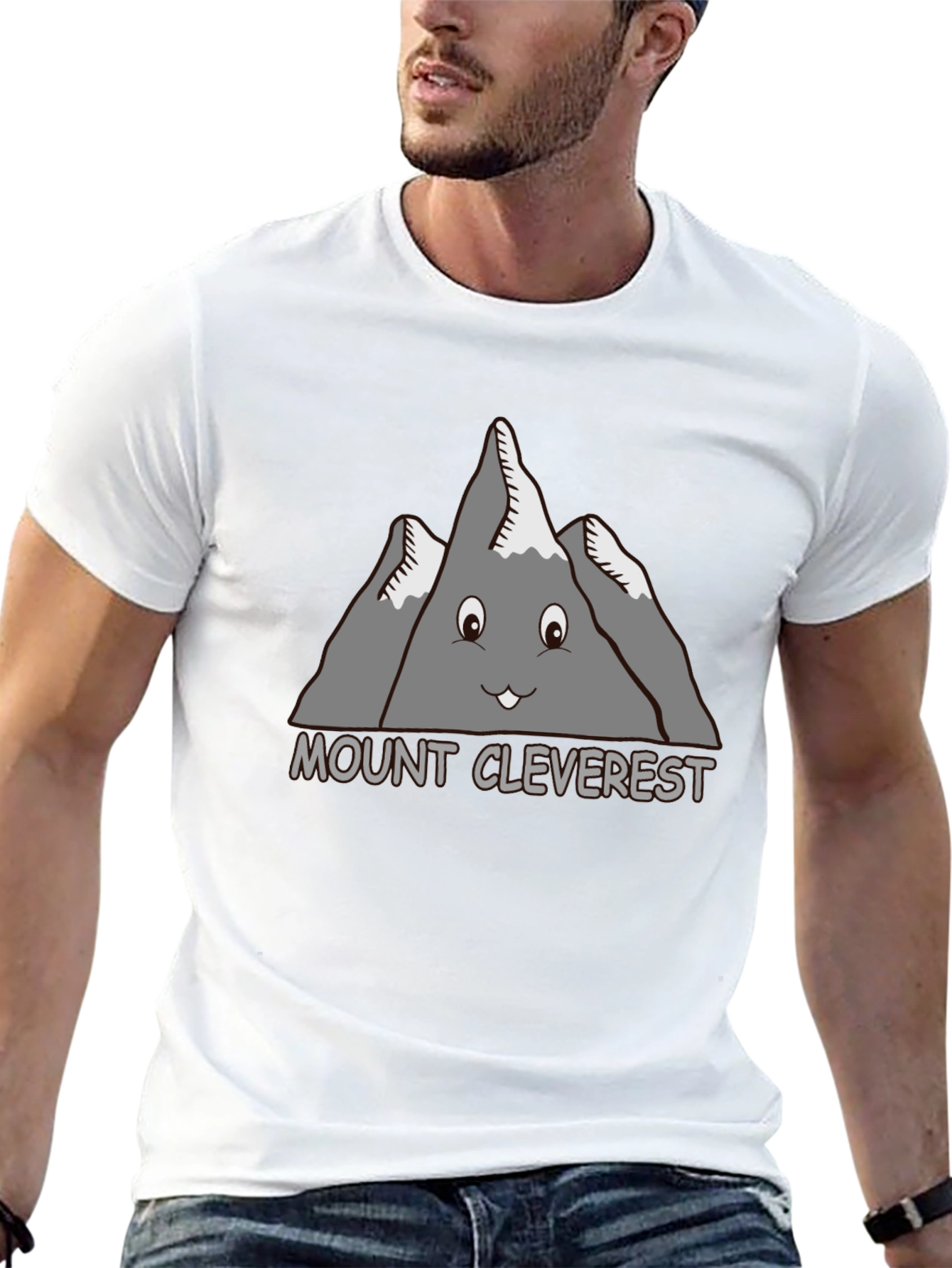 Mount Cleverest Graphic T-Shirt - Fun Mountain Tee