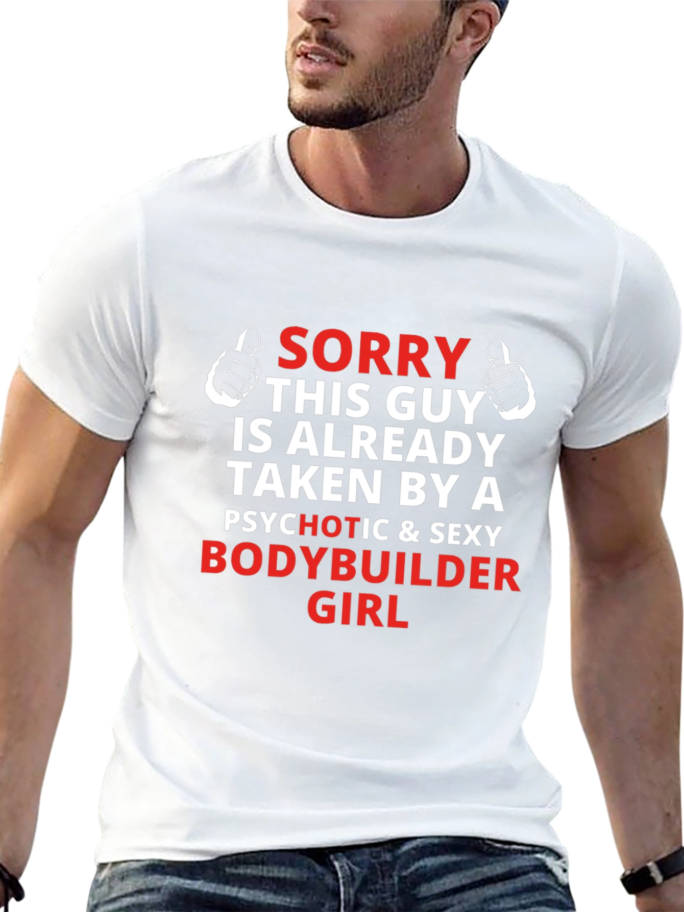 Sorry Taken By A Sexy Bodybuilder Girl T-Shirt
