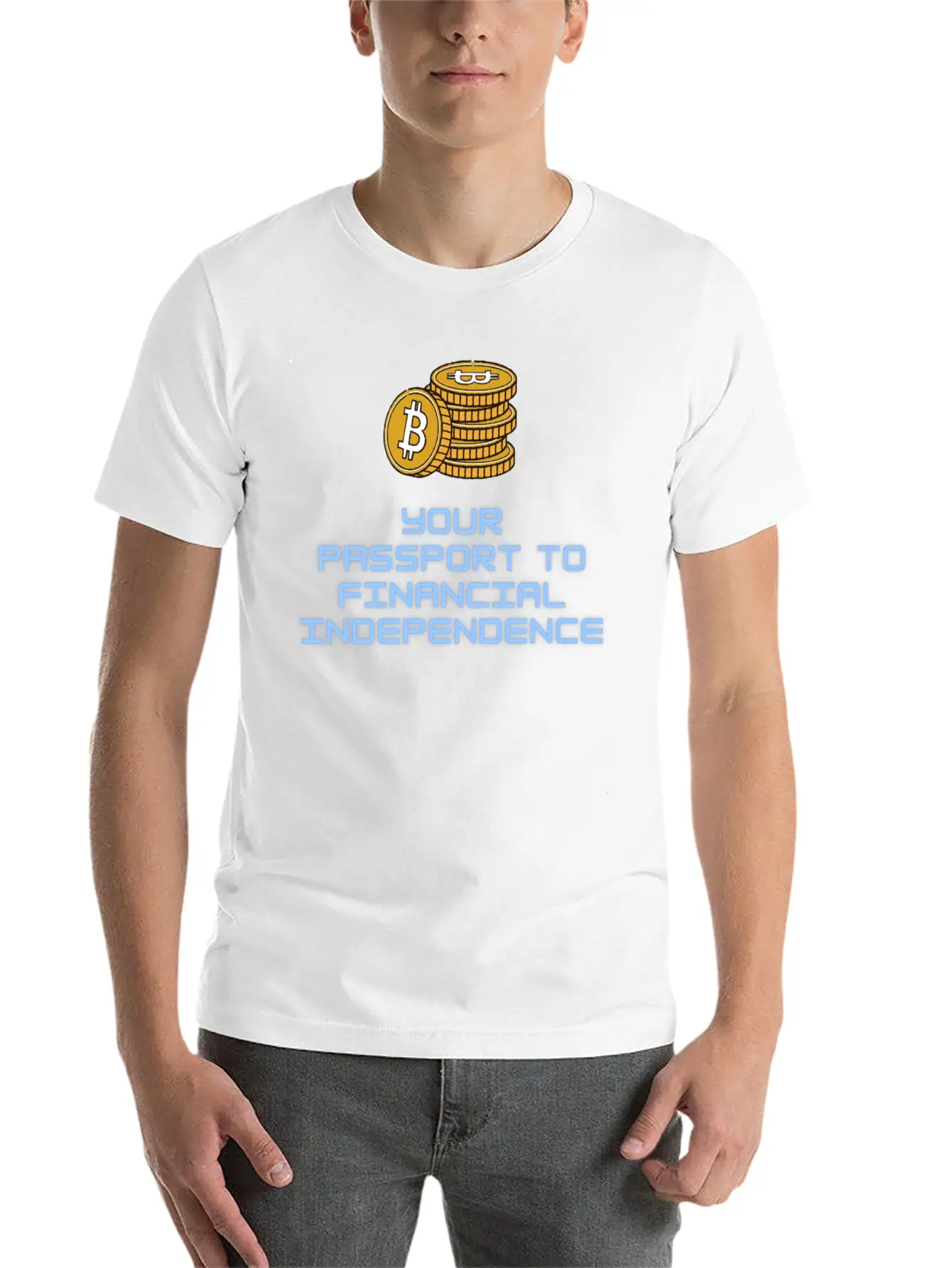 Your Passport To Financial Independence Unisex Casual T-Shirt – Clean Design For Daily Comfort