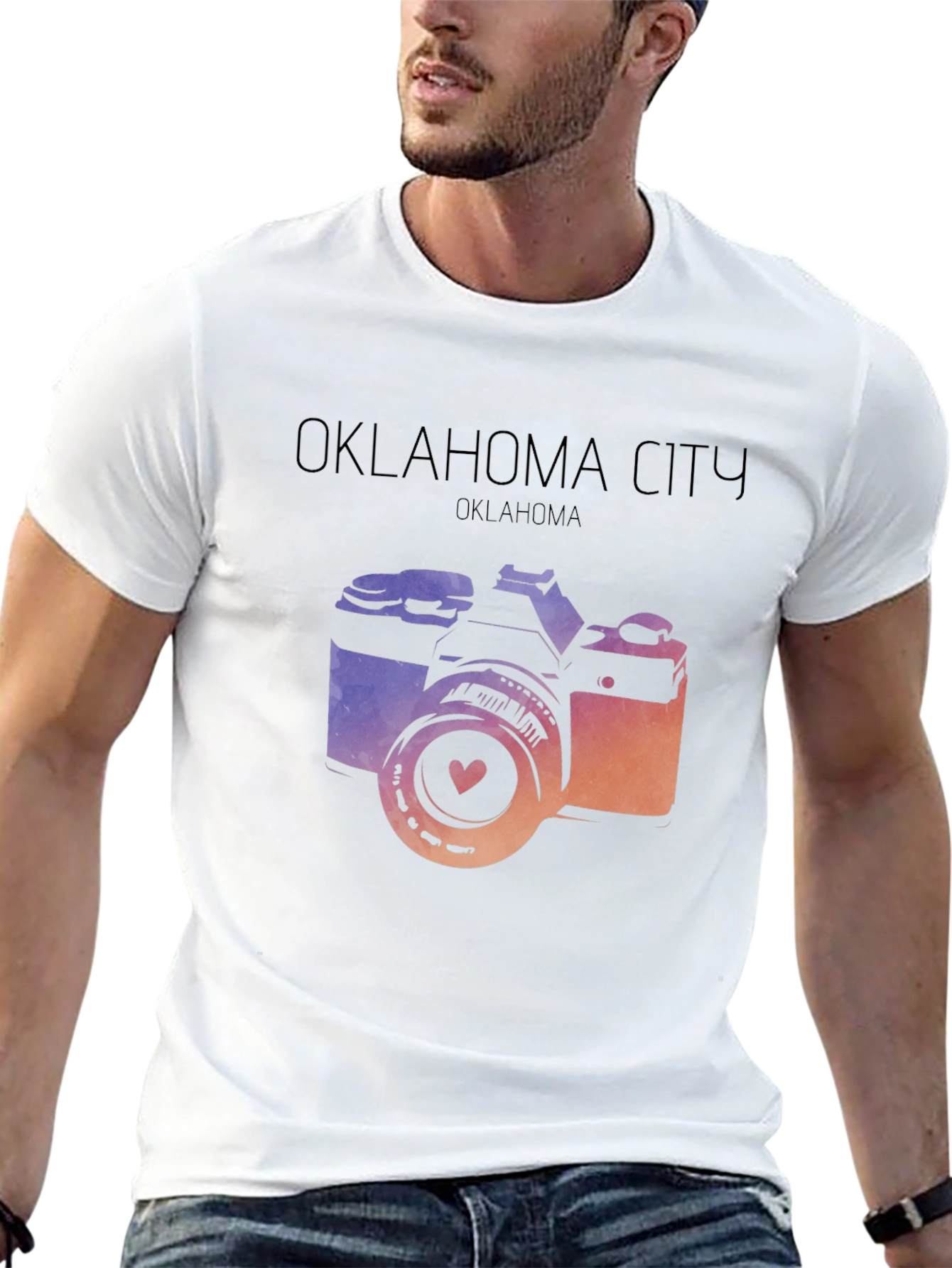Oklahoma City Camera Graphic Tee