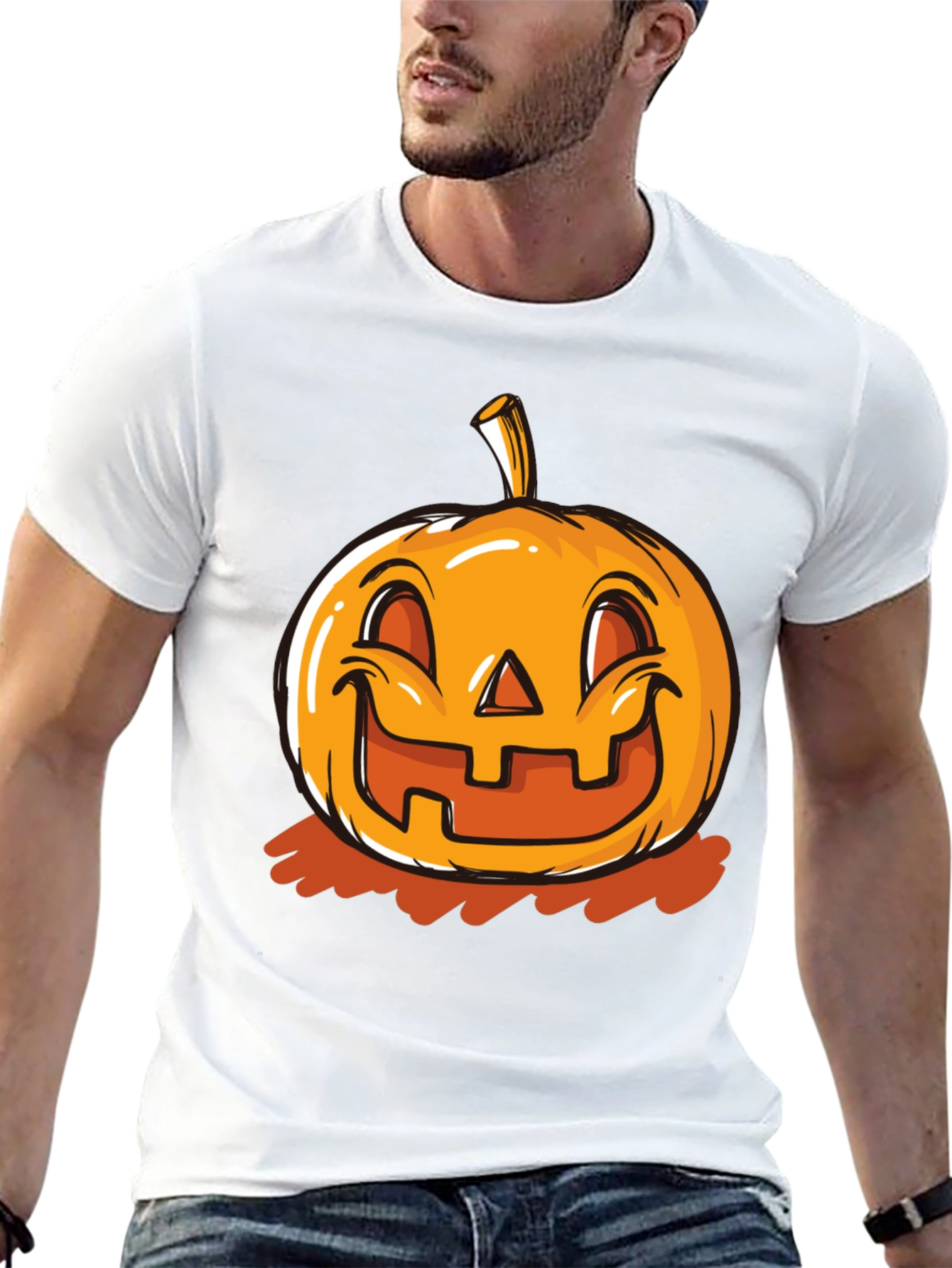 Halloween Pumpkin Graphic Tee