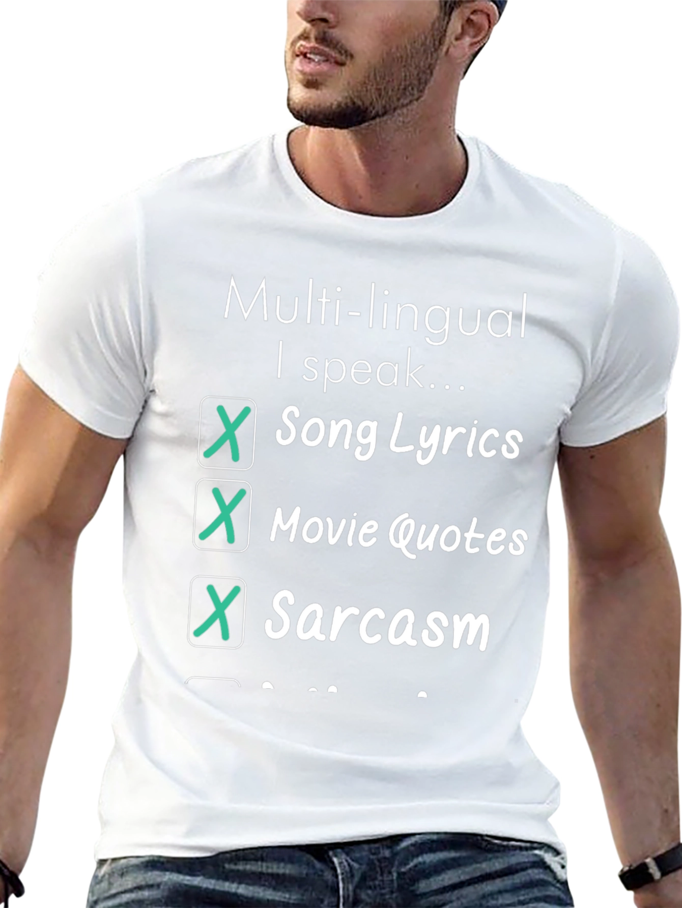 Multilingual Humor T-Shirt - Sarcastic Quotes