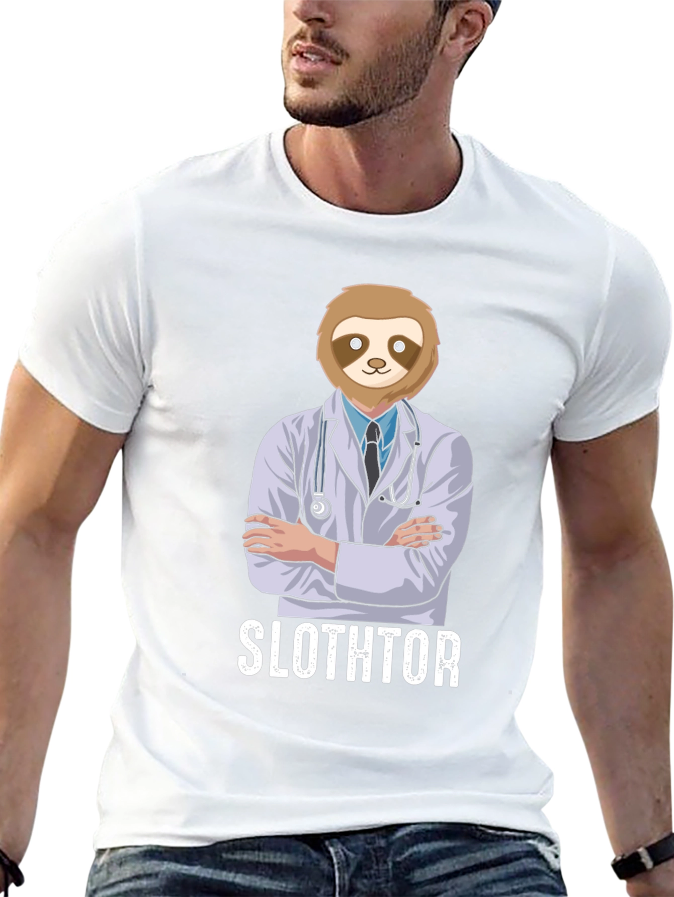 Sloth Doctor T-Shirt - Funny Slothtor Design