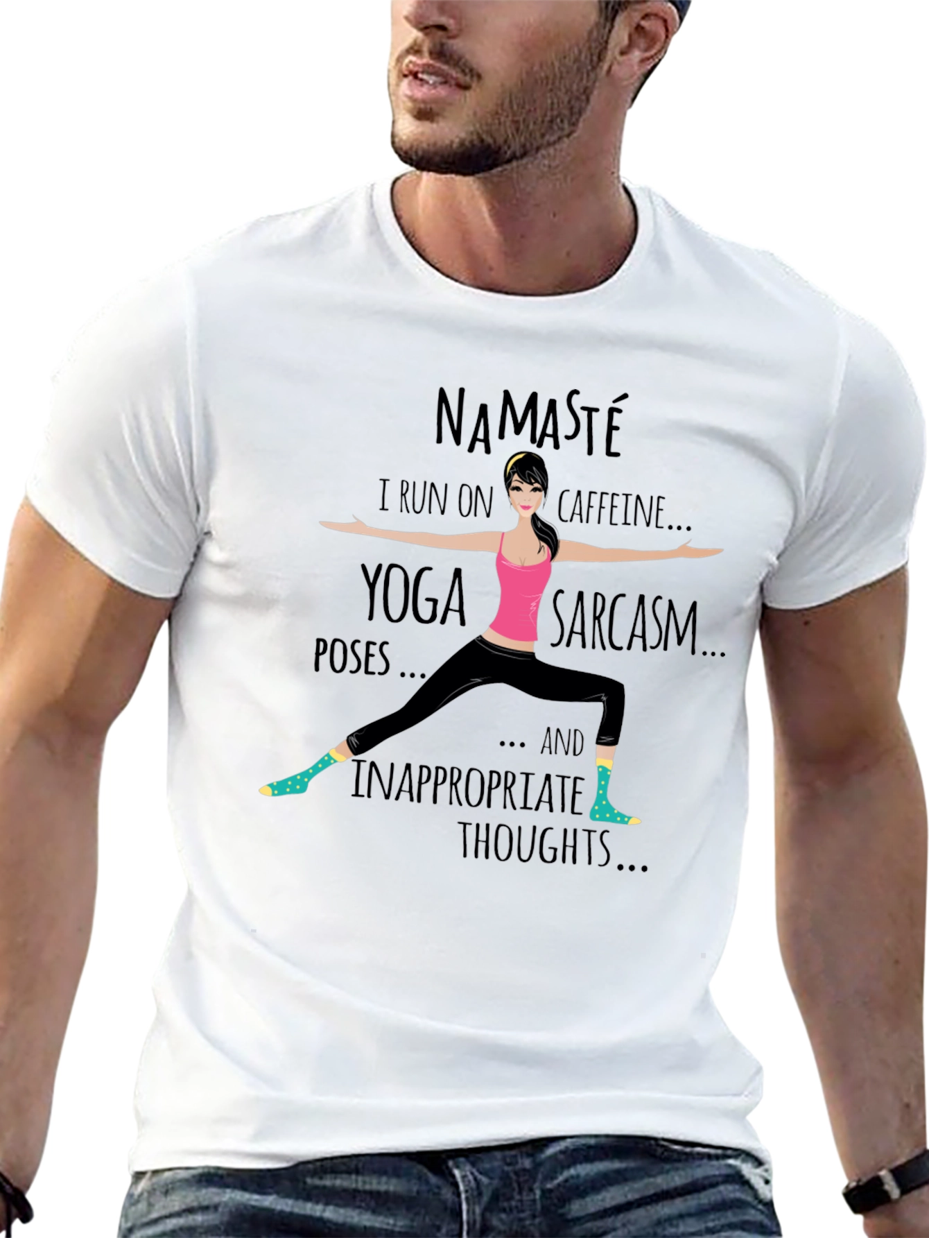 Namaste Yoga Sarcasm T-Shirt