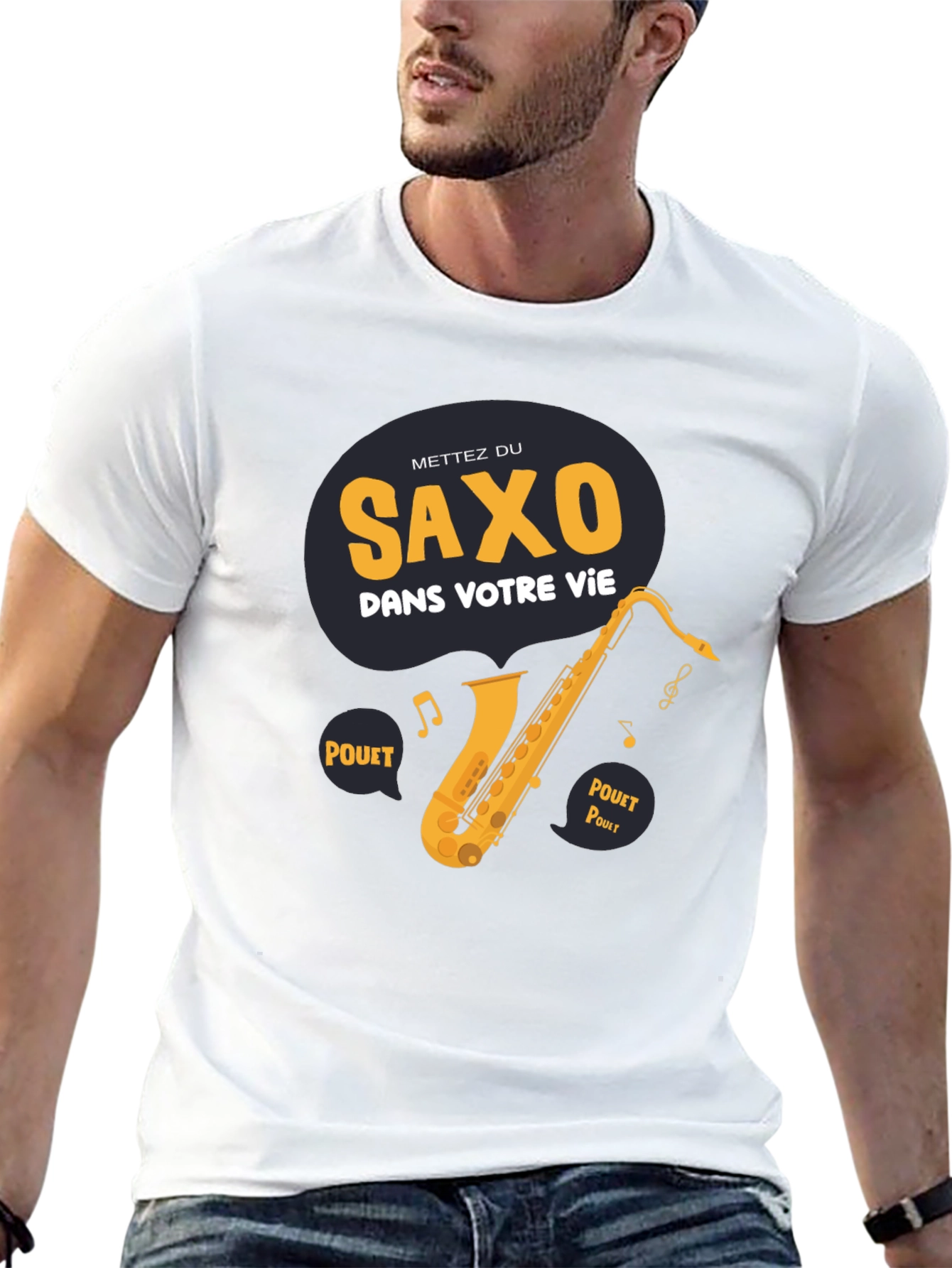 Saxophone T-Shirt - Add Saxo to Your Life!