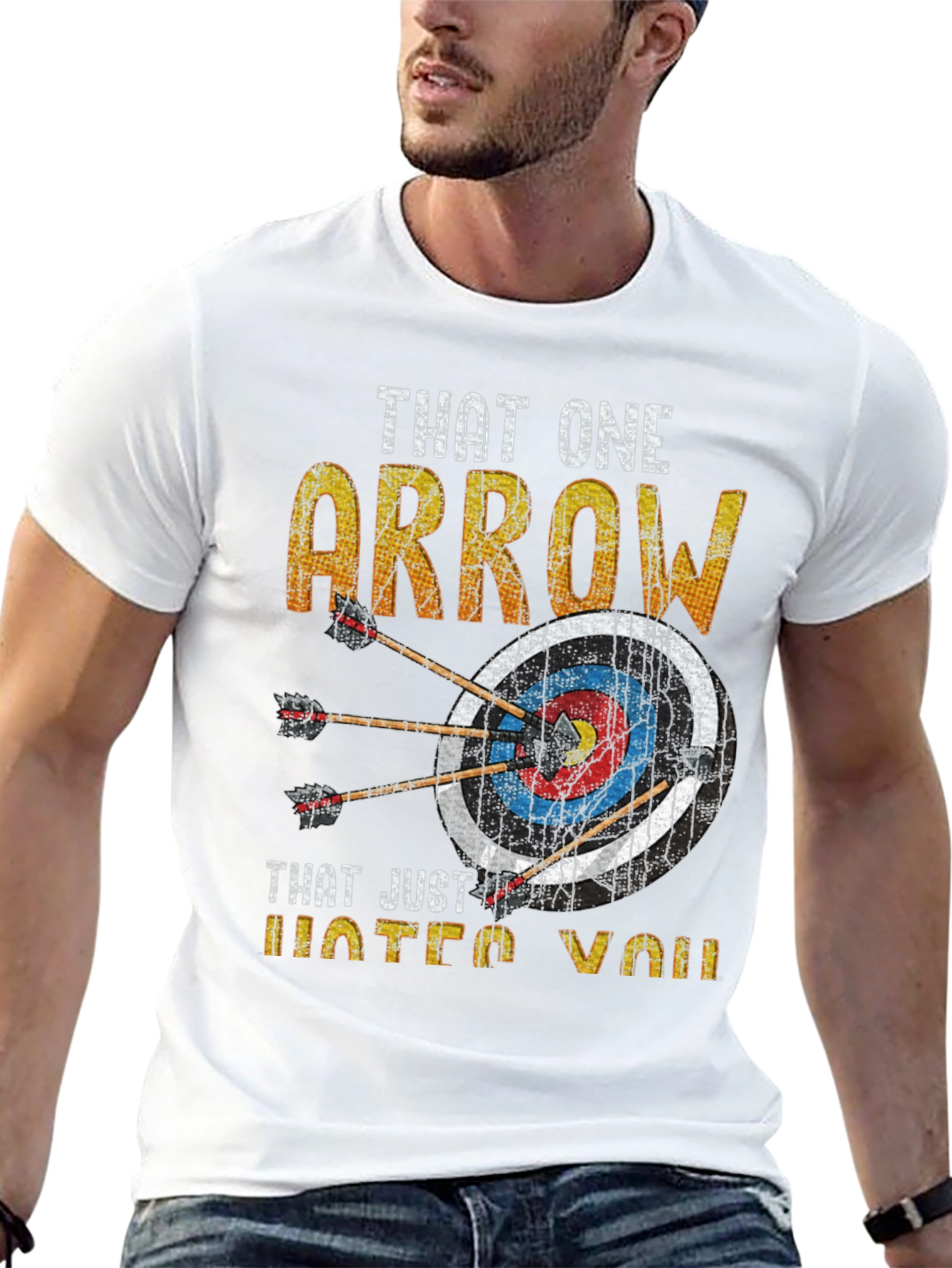 Archery Arrow T-Shirt - Humor Target Tee
