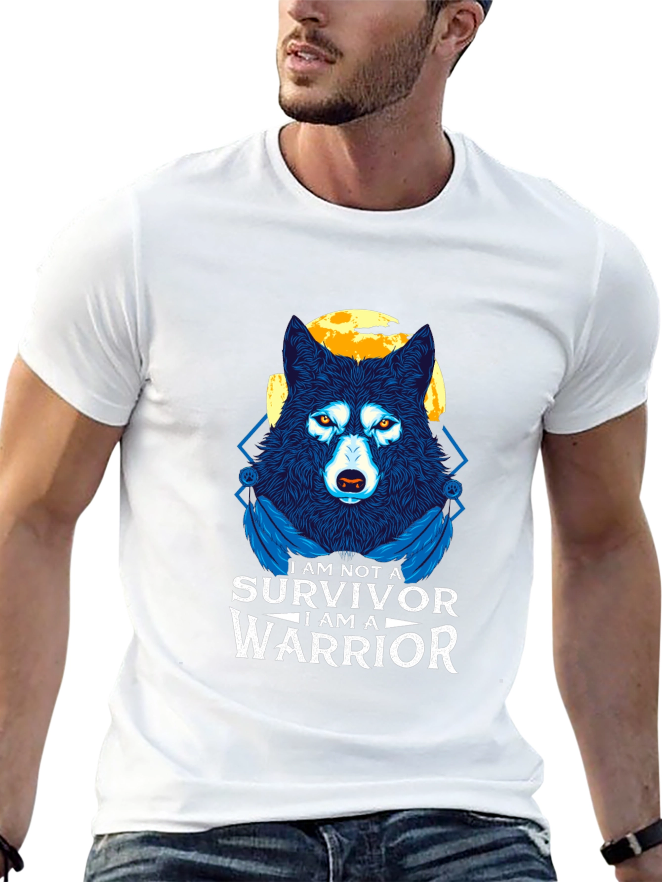 Warrior Wolf Graphic Tee