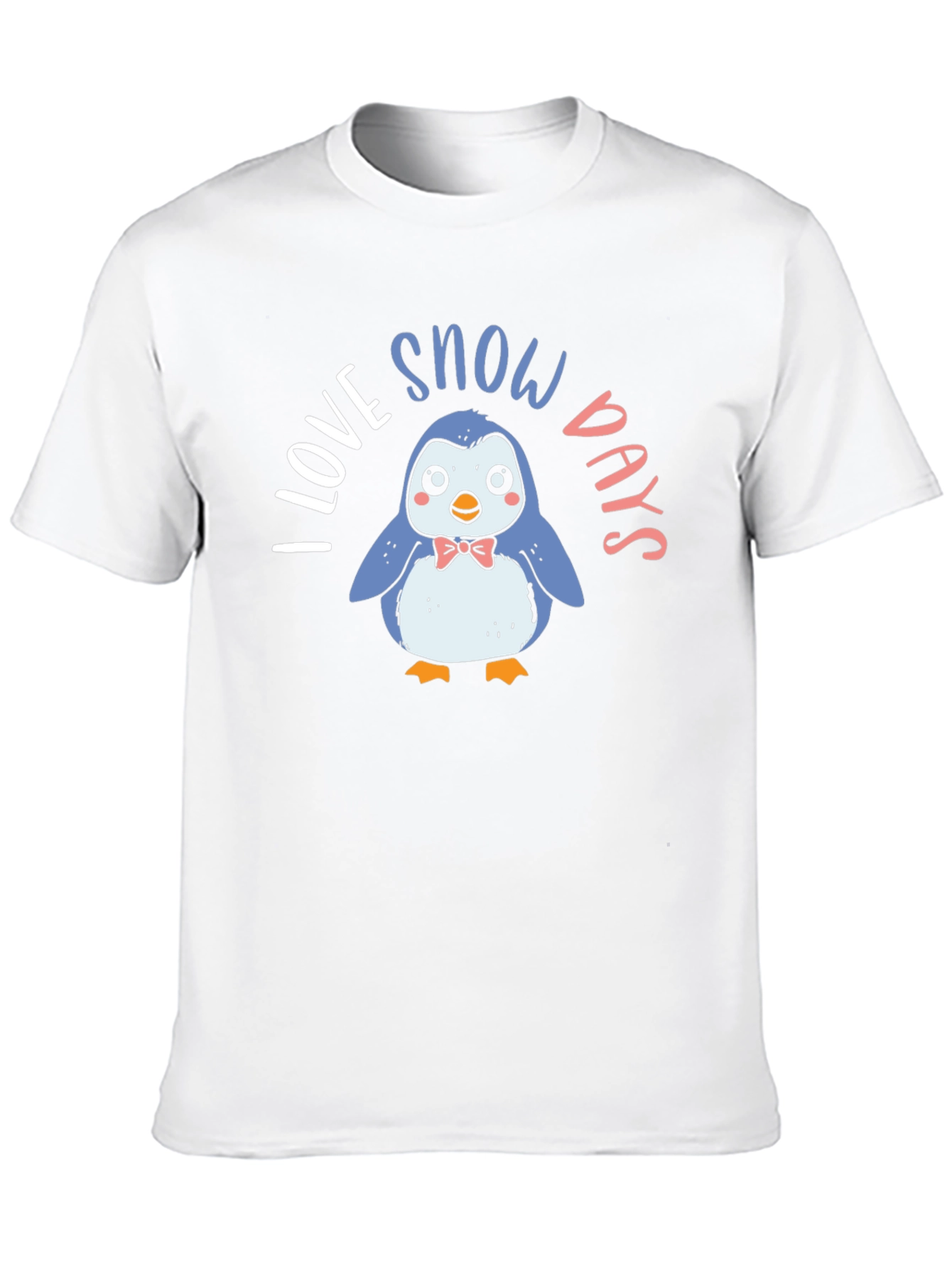 I Love Snow Days Penguin Graphic Tee