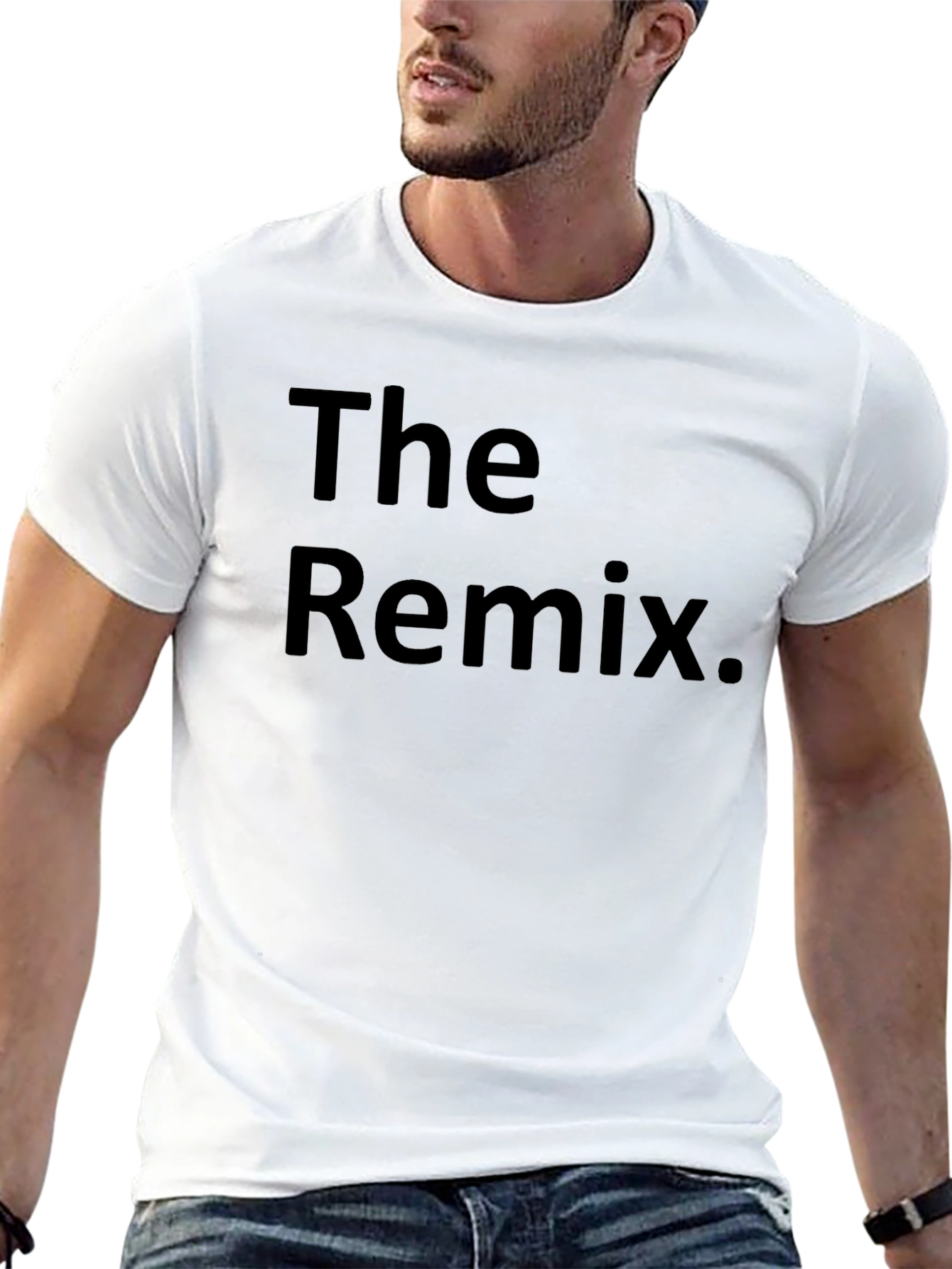 The Remix T-Shirt - Black Crew Neck Graphic Tee
