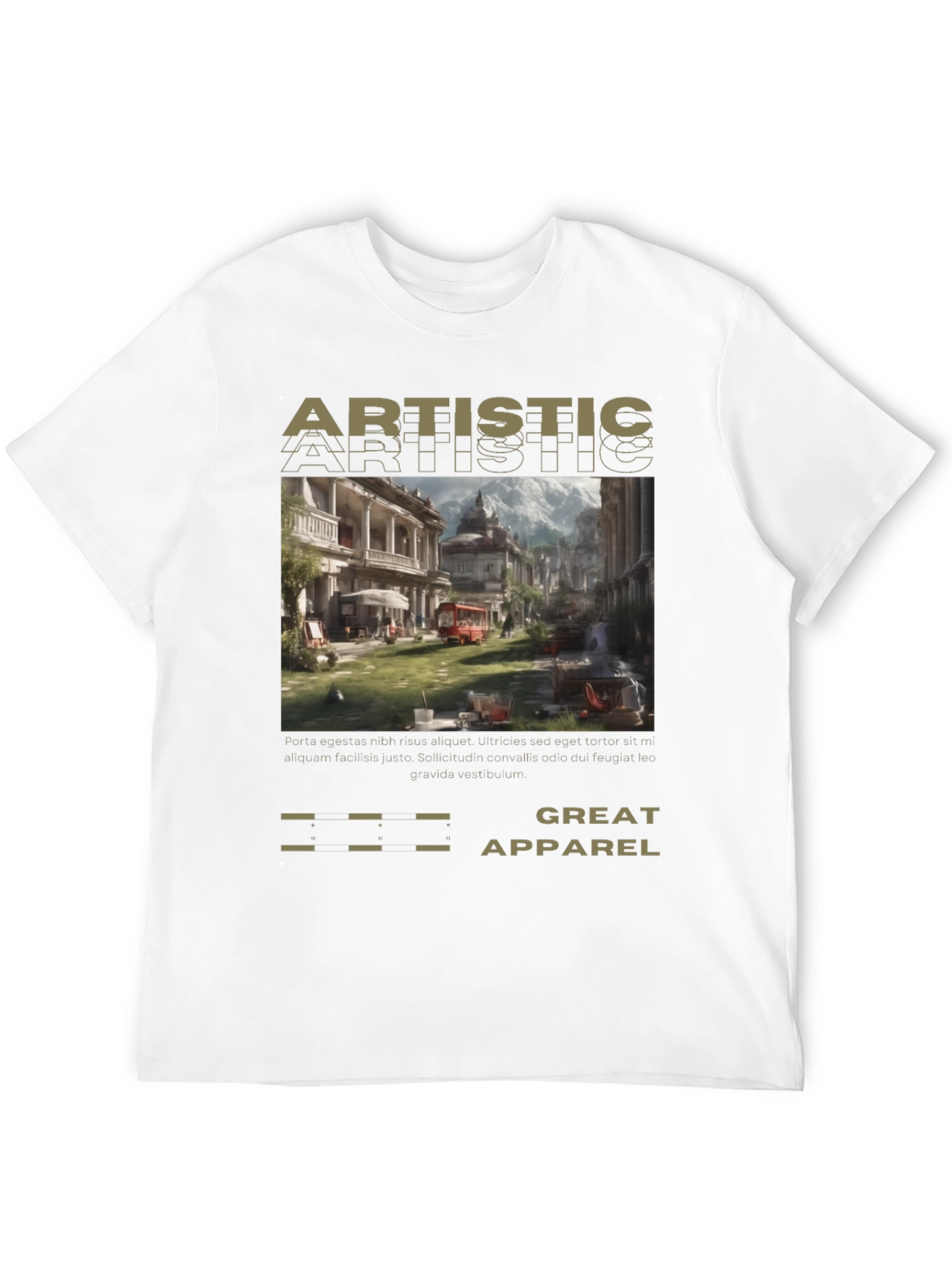 Artistic Apparel Black Graphic T-Shirt