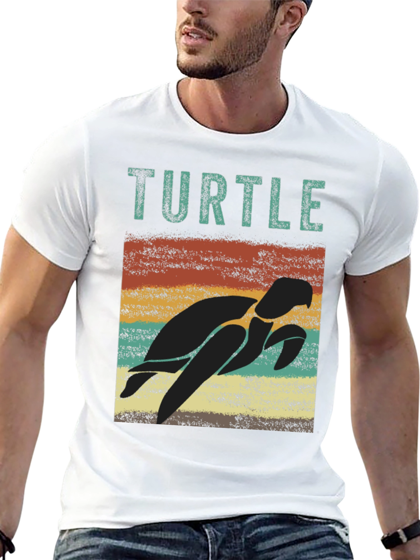 Retro Turtle Graphic Tee