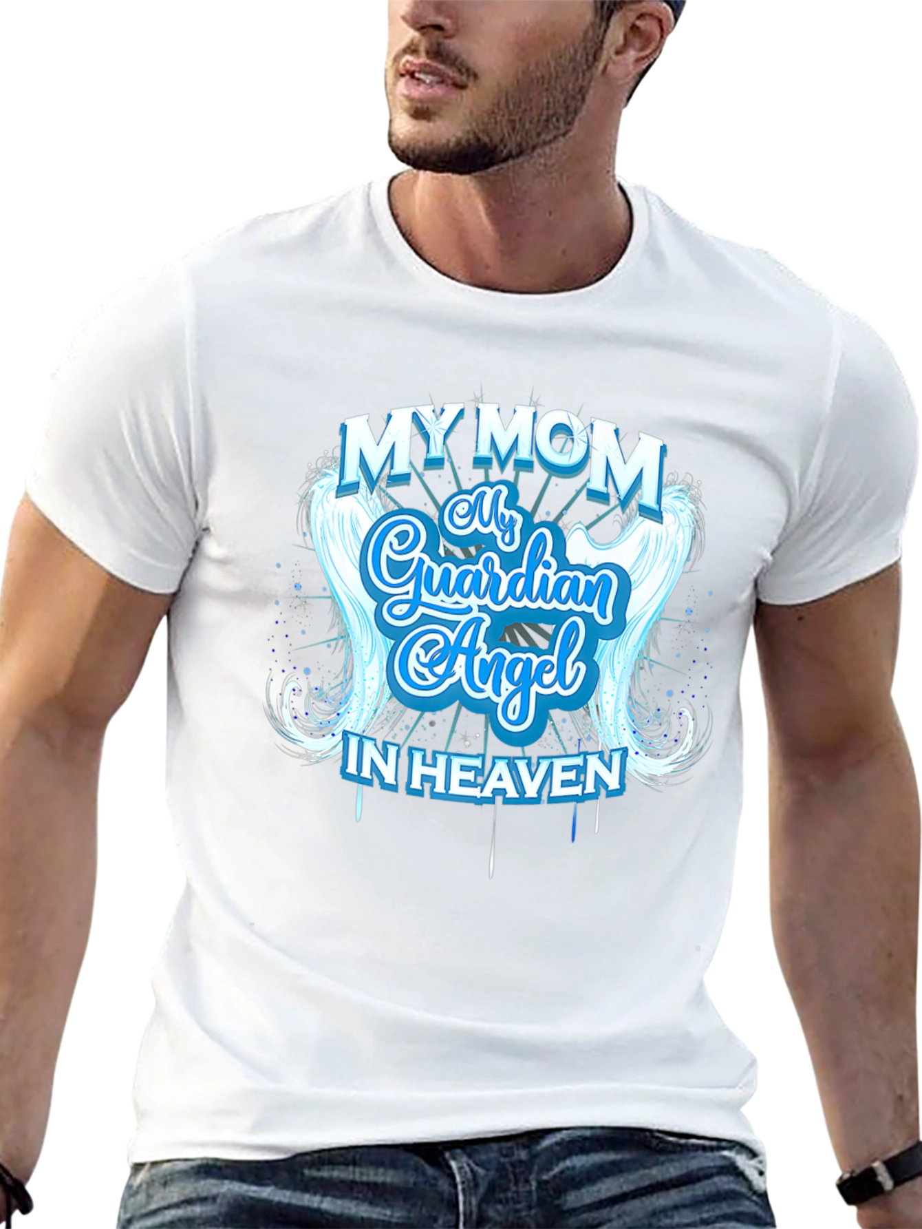 My Mom My Guardian Angel In Heaven T-Shirt