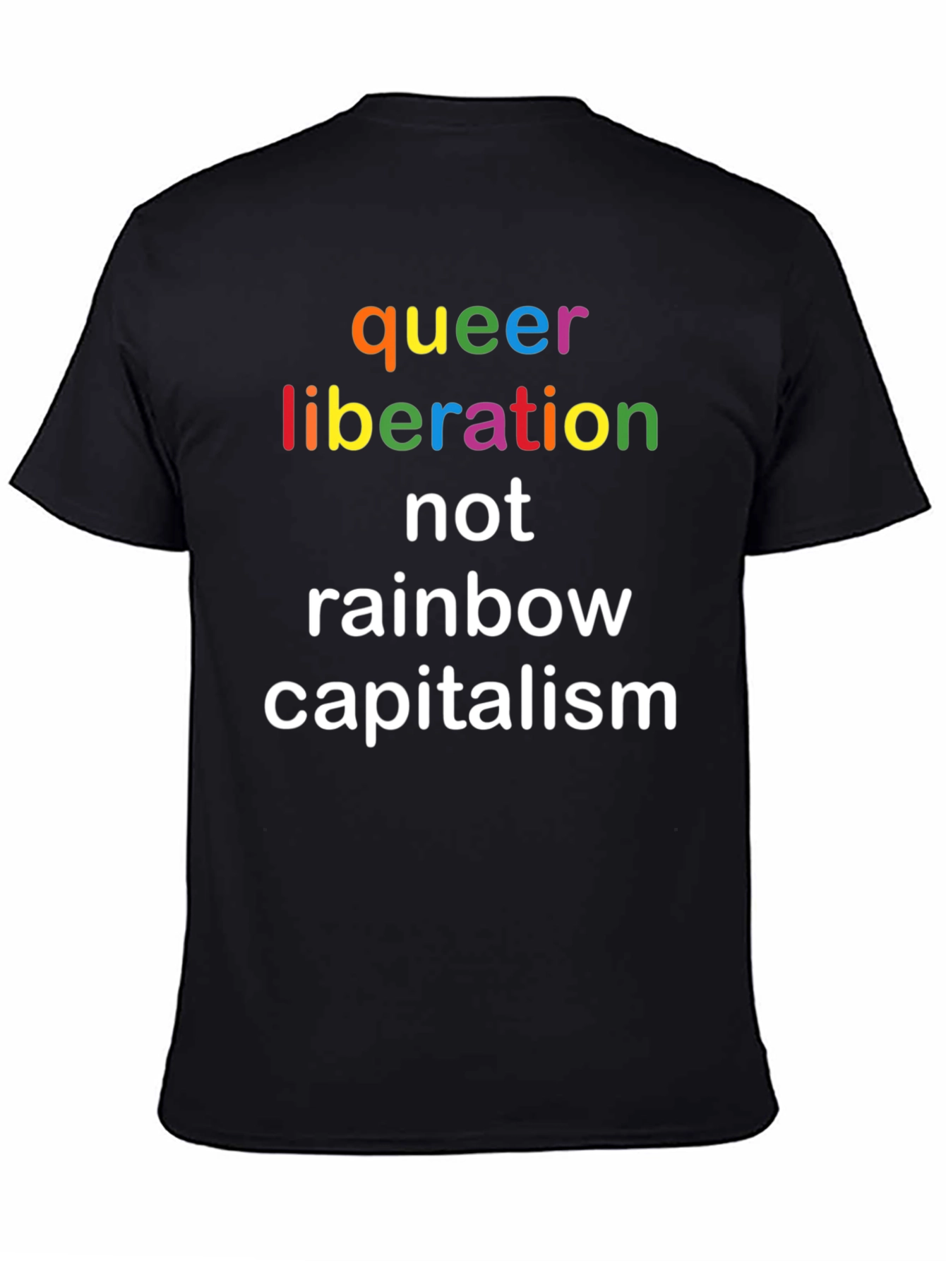 Queer Liberation T-Shirt Rainbow Pride Tee