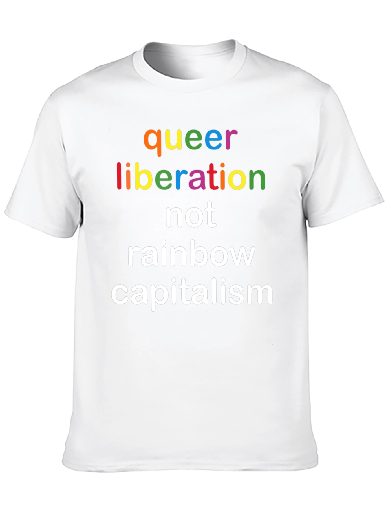 Queer Liberation T-Shirt Rainbow Pride Tee