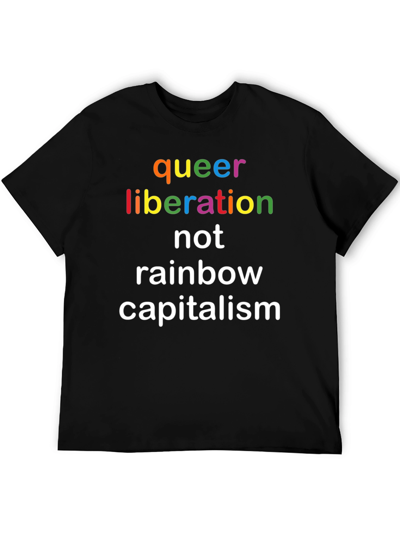 Queer Liberation T-Shirt Rainbow Pride Tee